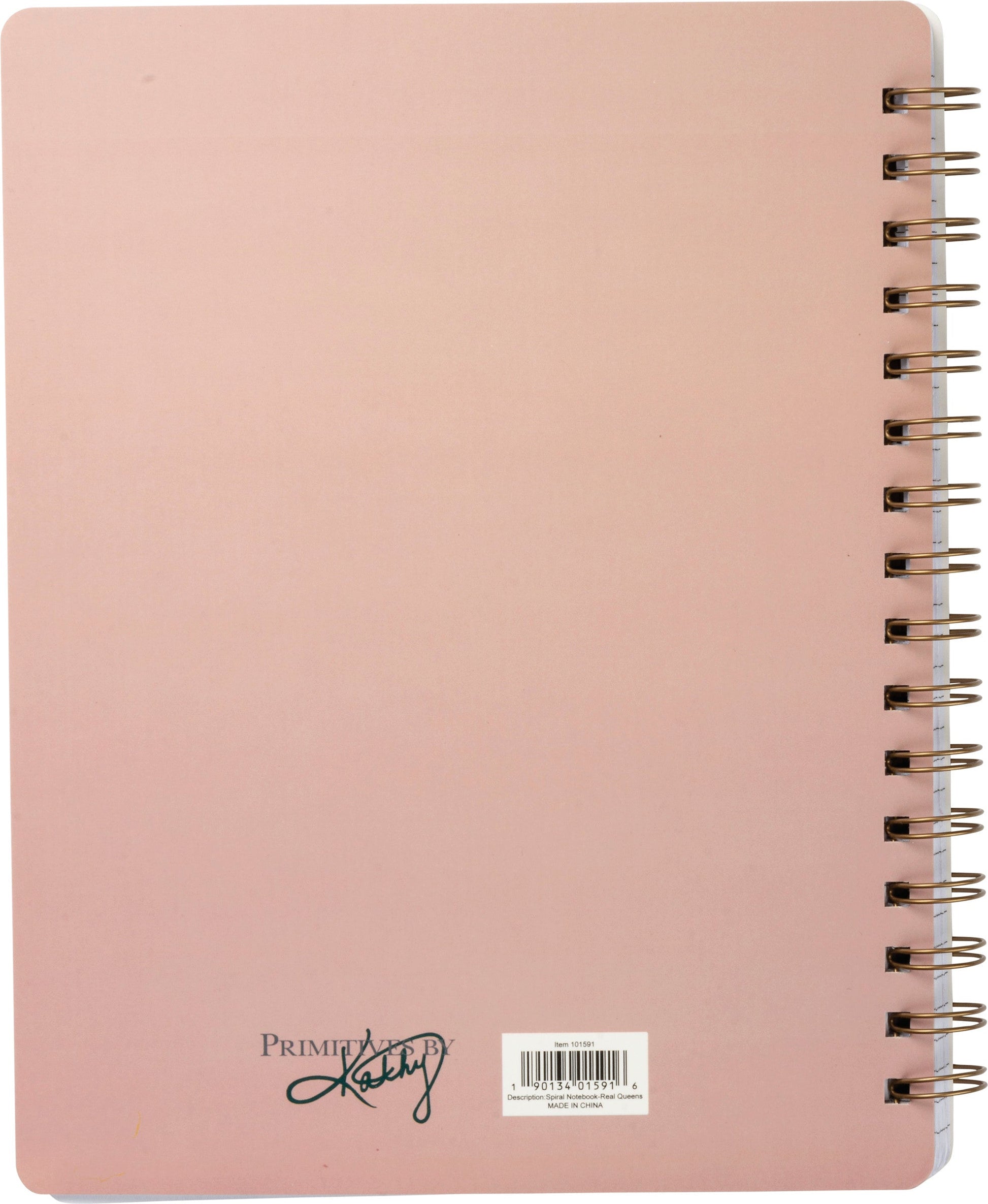 Real Queens Fix Each Other's Crowns Spiral Notebook in Blush Palette | - Fortunate Lemon Shop