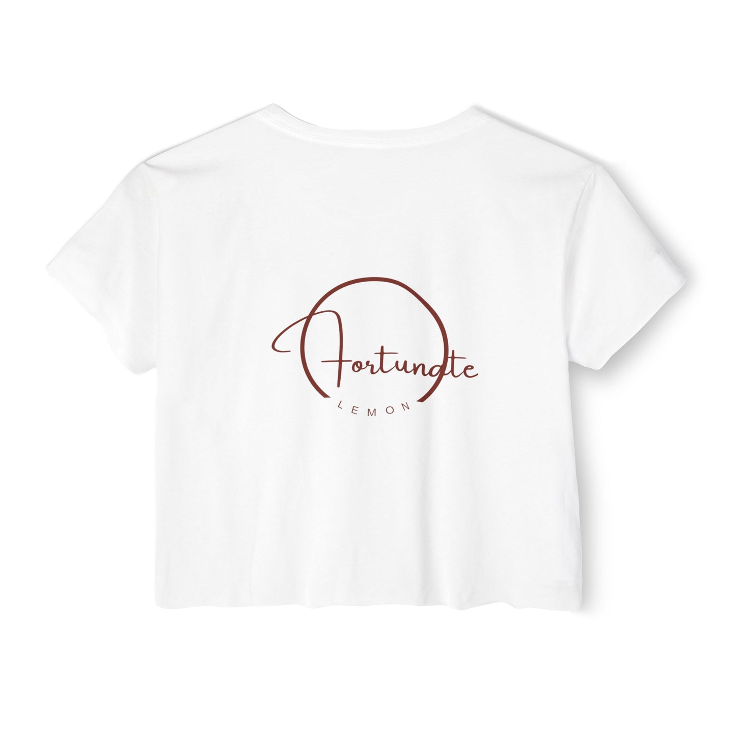 Fortunate Vibes Crop Top — Women's Festival Boho Graphic Tee - Fortunate Lemon Shop
