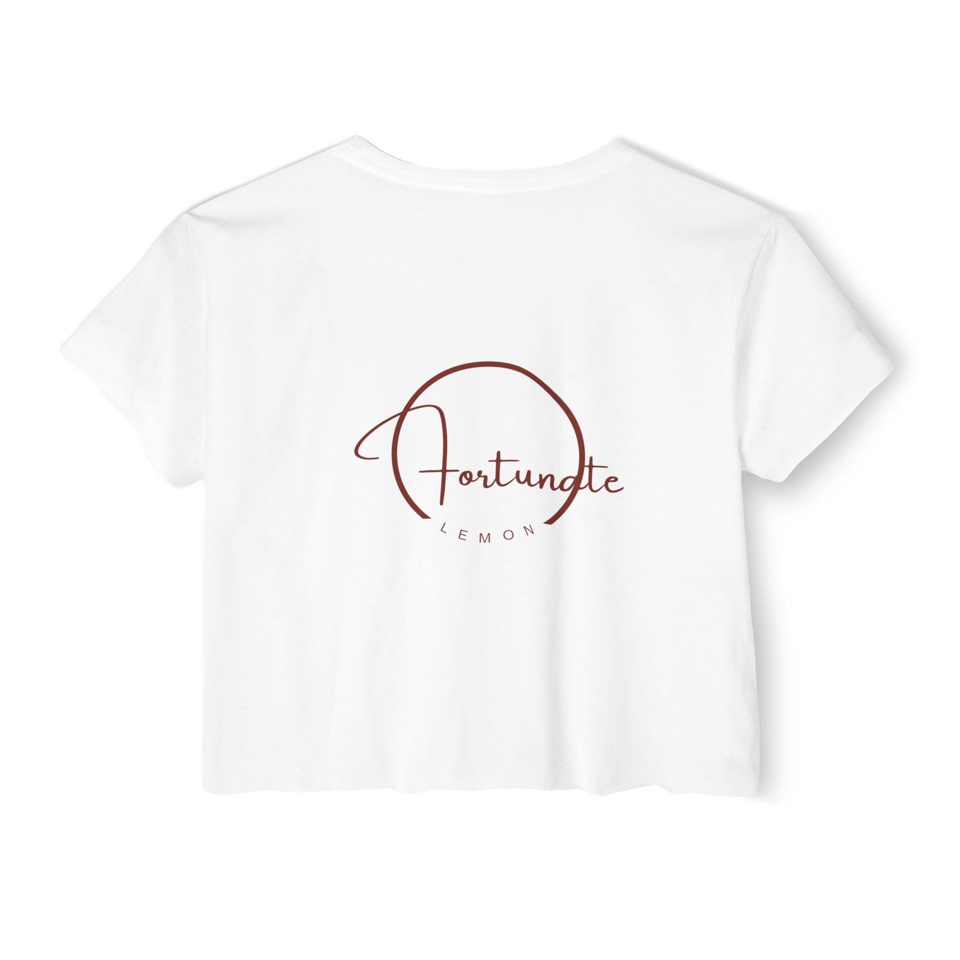 Fortunate Vibes Crop Top — Women's Festival Boho Graphic Tee - Fortunate Lemon Shop