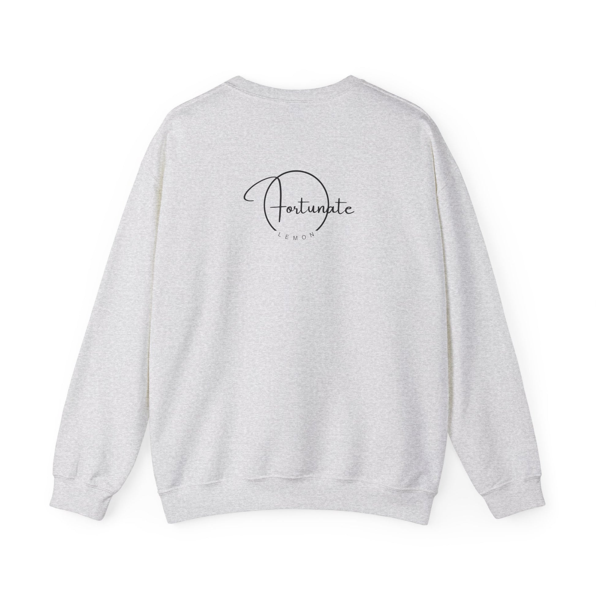 Crewneck Sweatshirt — “we can be heroes” Inspirational Vintage Text Pullover - Fortunate Lemon Shop