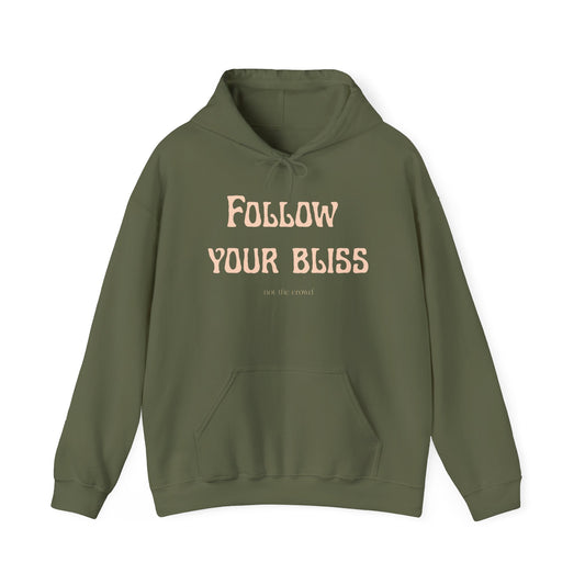 Hoodie — "Follow Your Bliss" Cozy Inspirational Pullover - Fortunate Lemon Shop