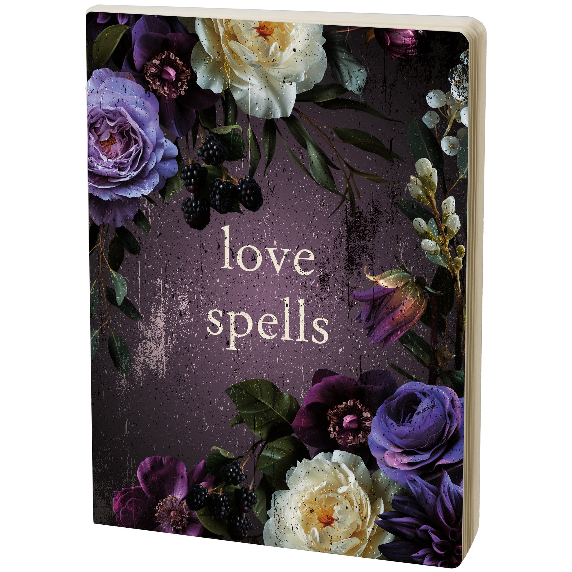 Dark Botanical Love Spells Double-Sided Journal | Halloween Inspired - Fortunate Lemon Shop