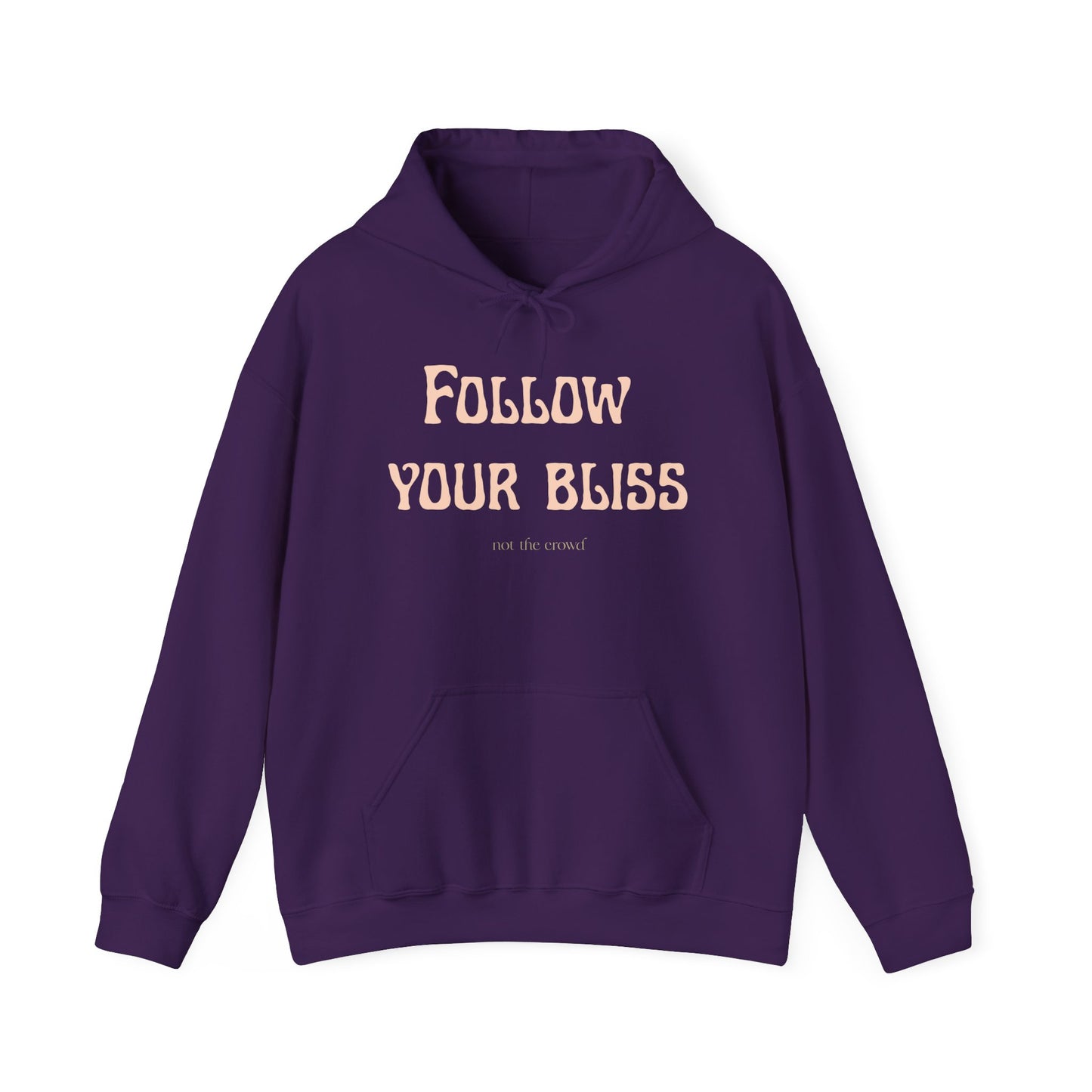 Hoodie — "Follow Your Bliss" Cozy Inspirational Pullover - Fortunate Lemon Shop