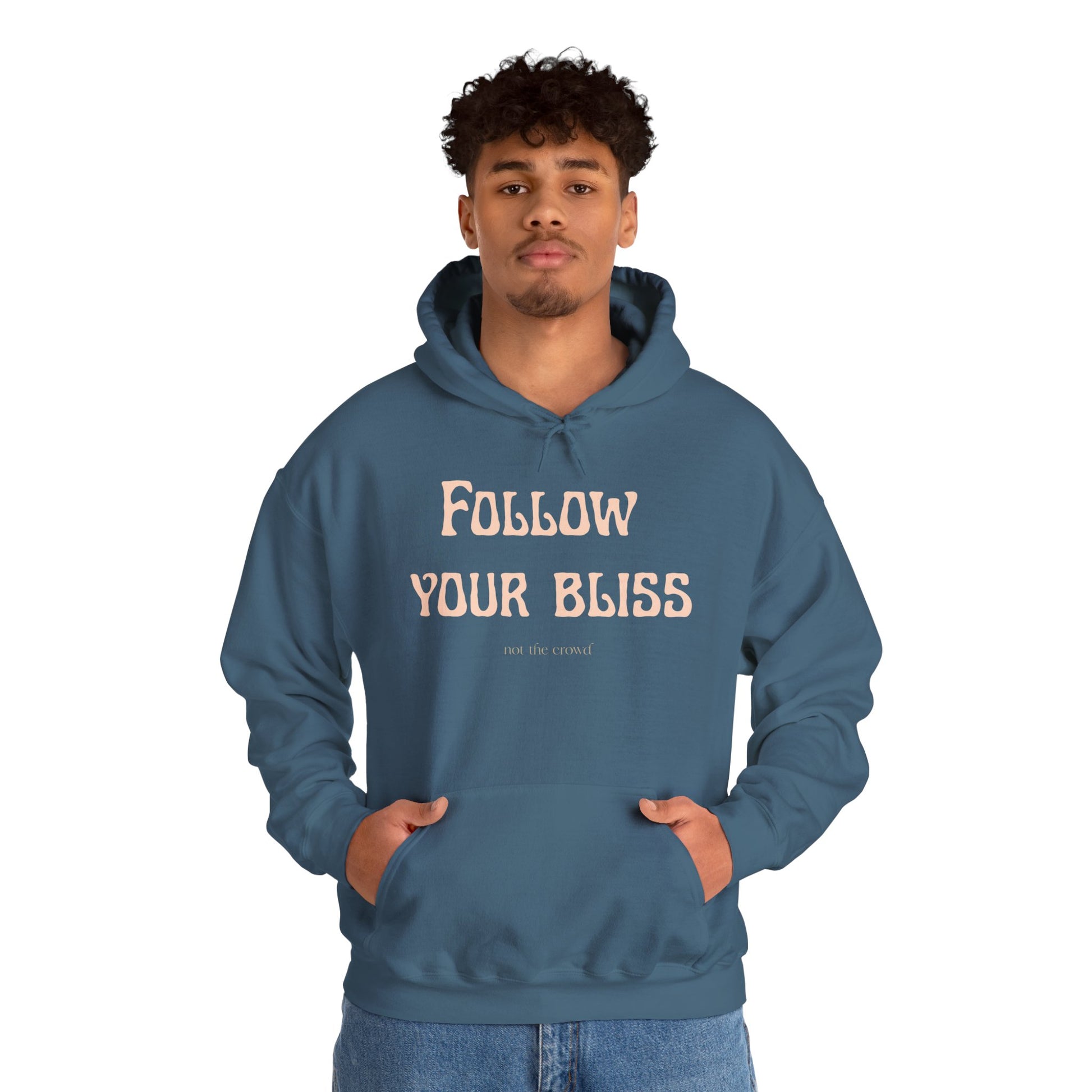 Hoodie — "Follow Your Bliss" Cozy Inspirational Pullover - Fortunate Lemon Shop