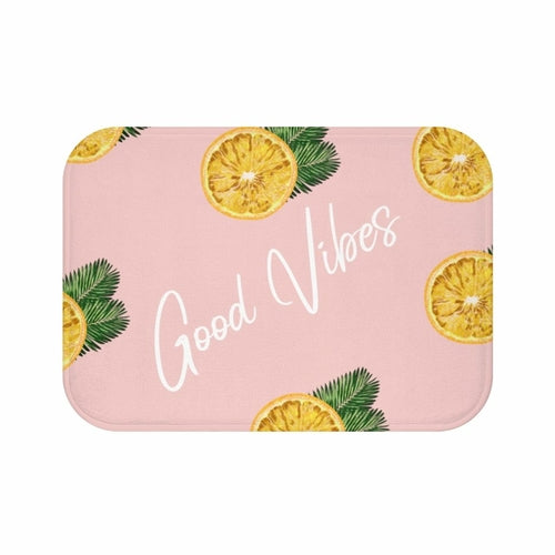 Good Vibes Lemon Bath Mat - Fortunate Lemon Shop