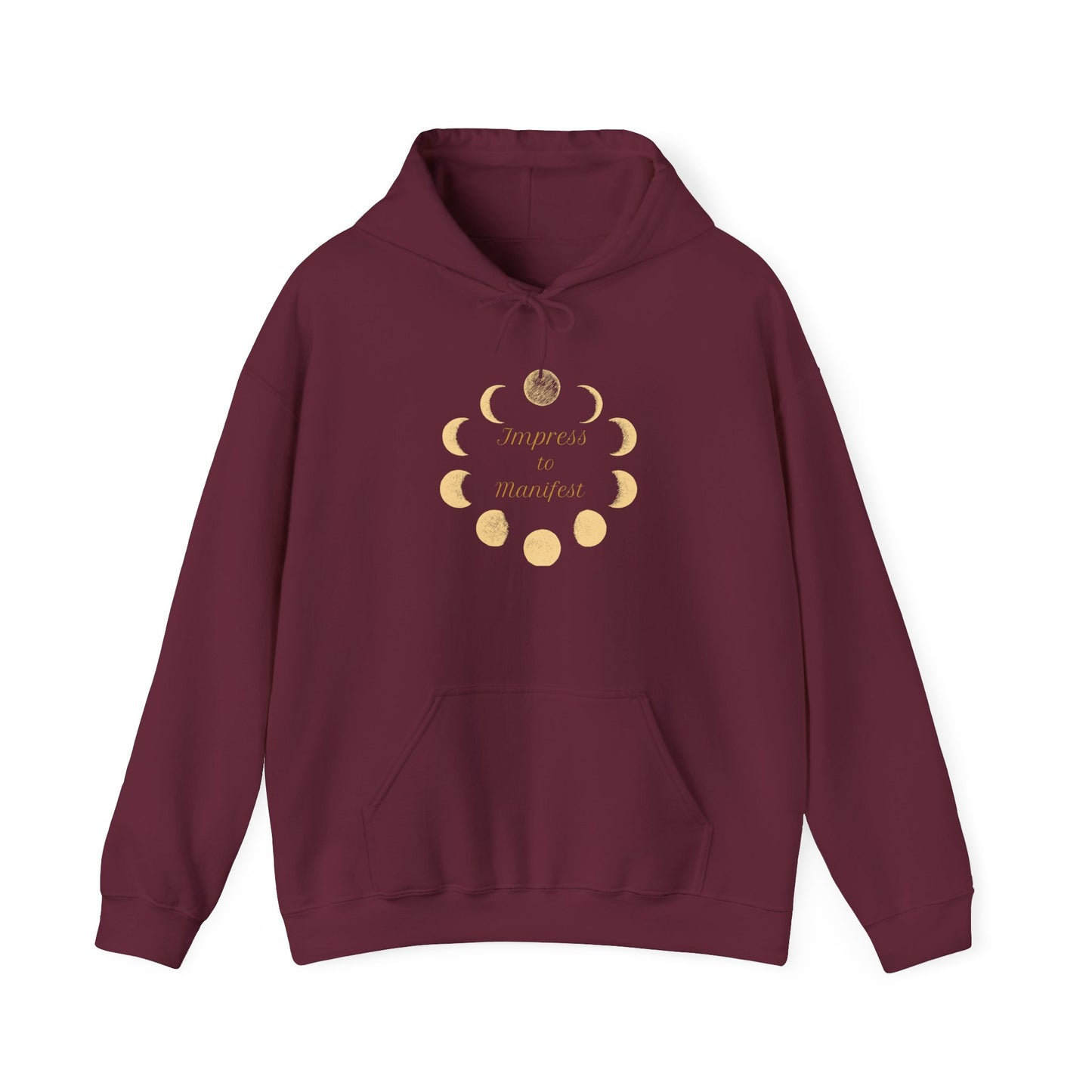 Moon Phase Hoodie — Imperfectly & Perfectly Manifest Lunar Sweatshirt - Fortunate Lemon Shop