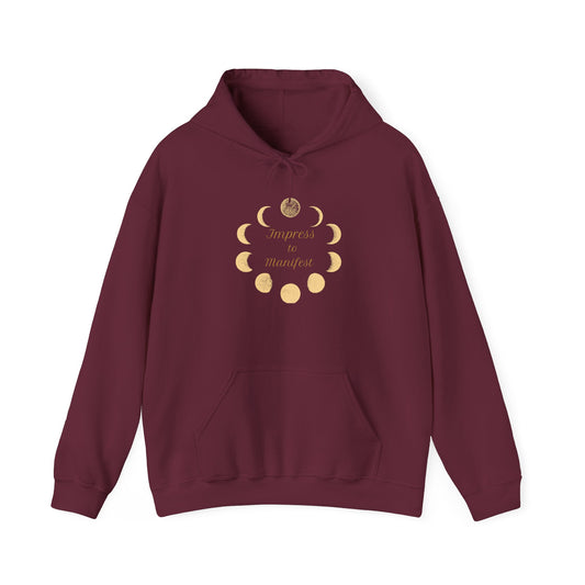 Moon Phase Hoodie — Imperfectly & Perfectly Manifest Lunar Sweatshirt - Fortunate Lemon Shop