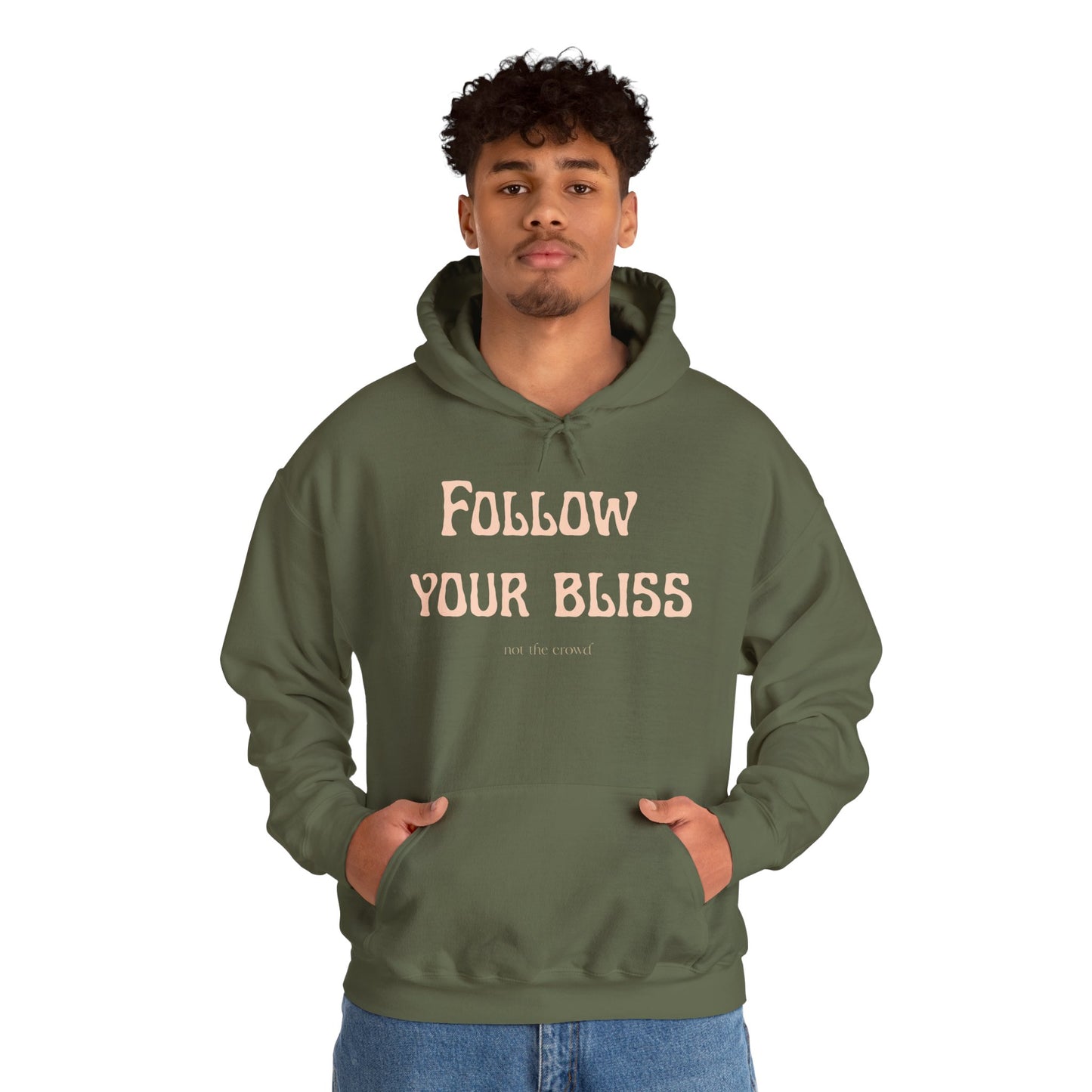 Hoodie — "Follow Your Bliss" Cozy Inspirational Pullover - Fortunate Lemon Shop