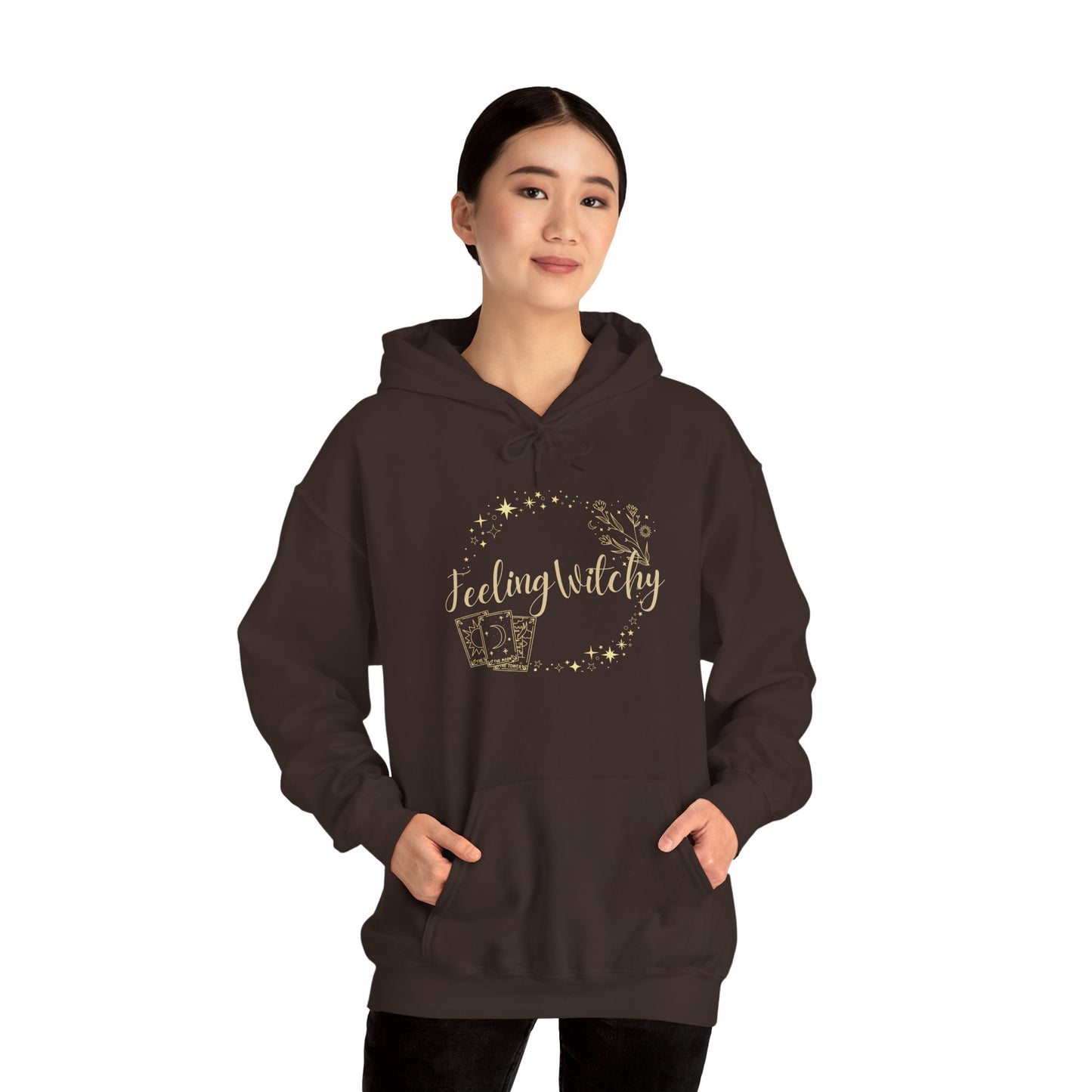 Witchy Hoodie — Witchy Graphic Hooded Sweatshirt - Fortunate Lemon Shop