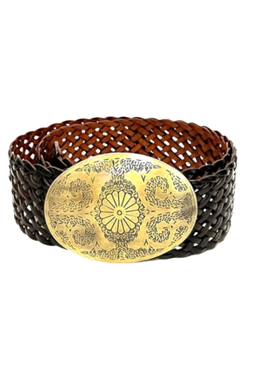 WESTERN STYLE BUCKLE BELT - Fortunate Lemon Shop