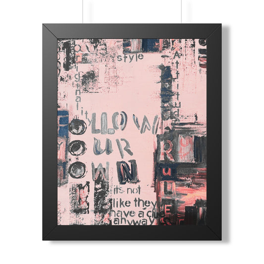Framed Vertical Poster - Fortunate Lemon Shop