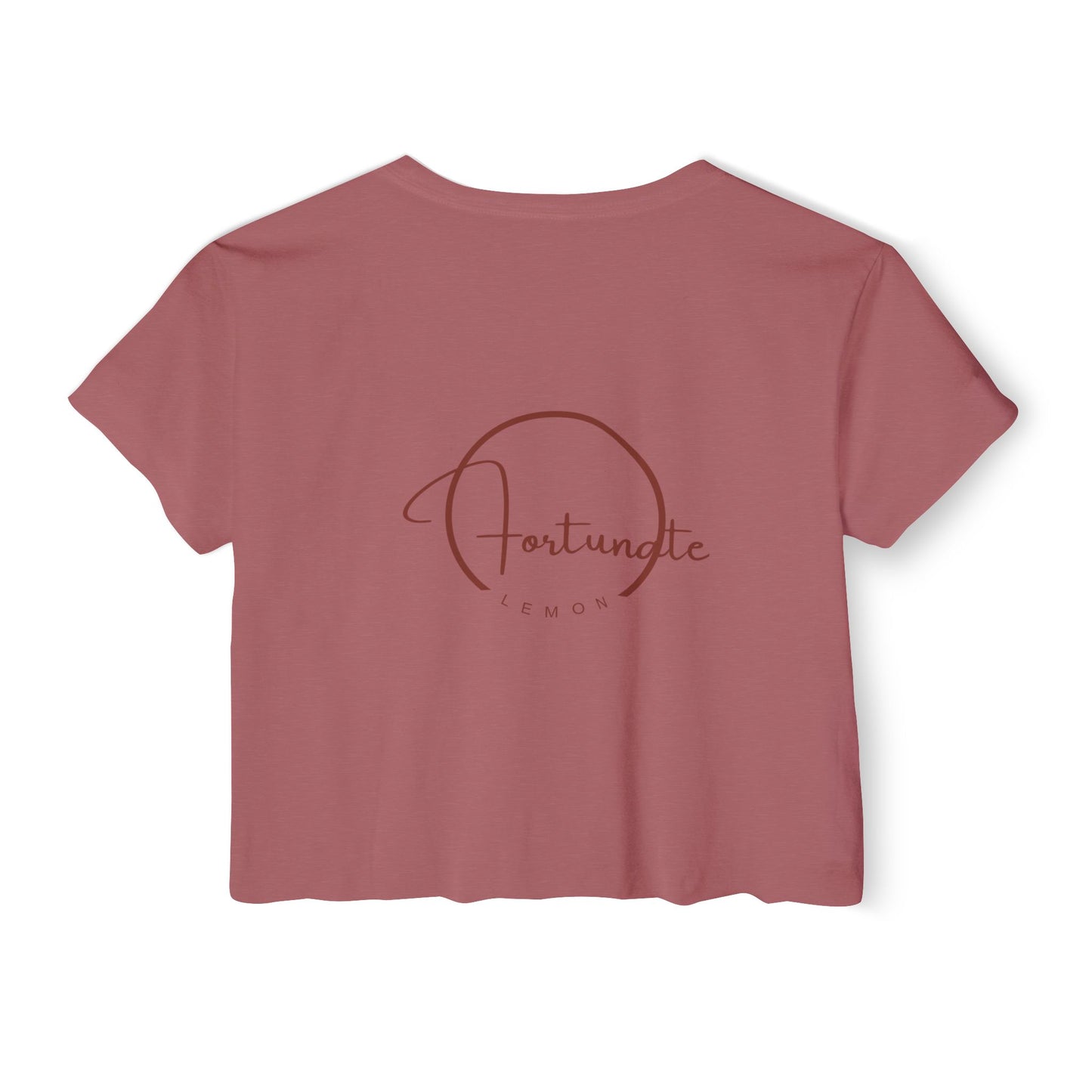 Fortunate Vibes Crop Top — Women's Festival Boho Graphic Tee - Fortunate Lemon Shop