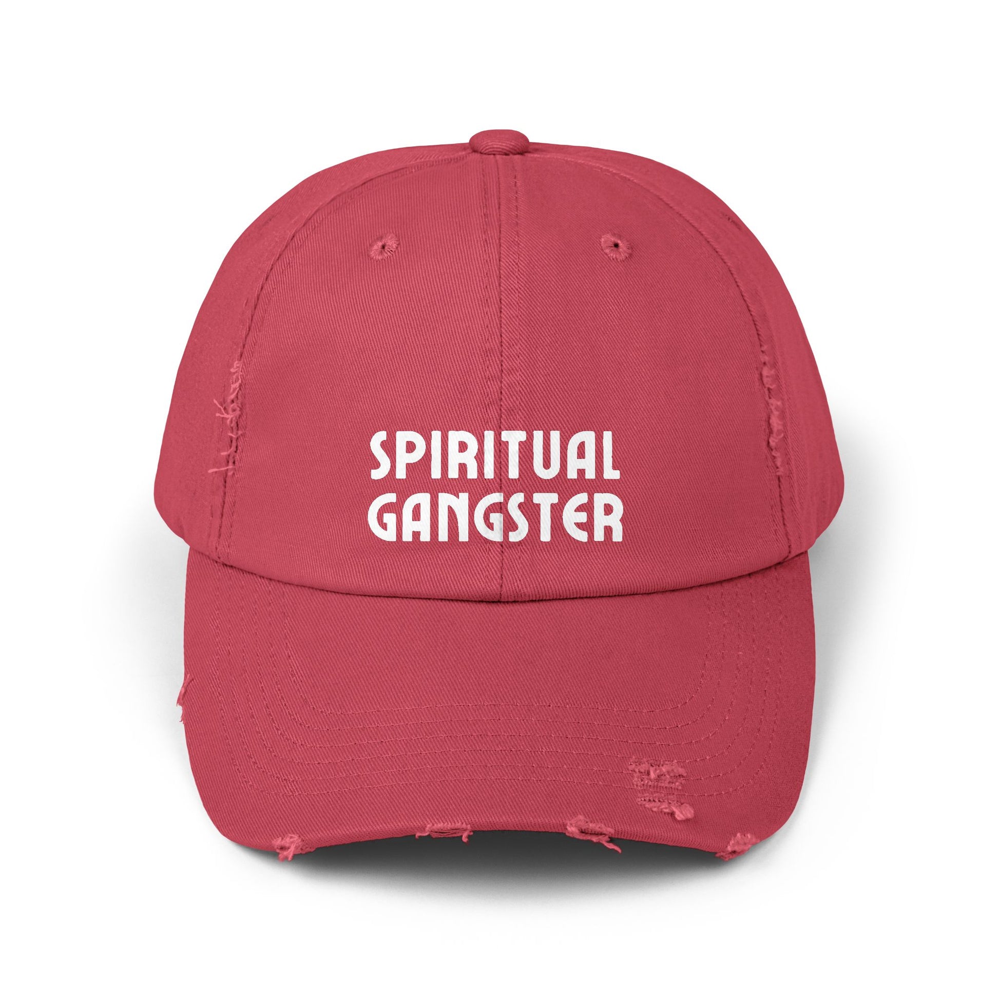 Spiritual Gangster Distressed Cap — Vintage Boho Yoga Hat - Fortunate Lemon Shop