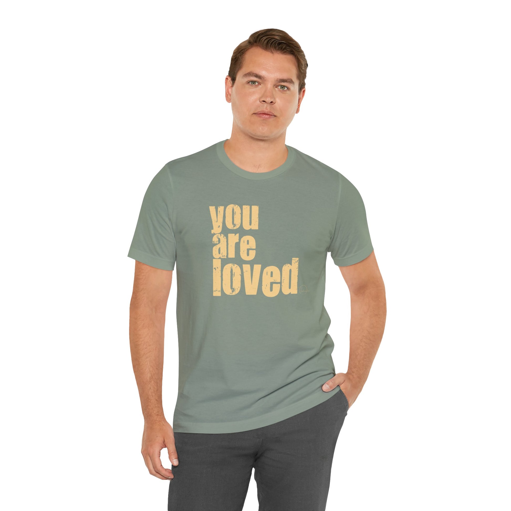 You Are Loved Tee — Positive Message Graphic T-Shirt - Fortunate Lemon Shop