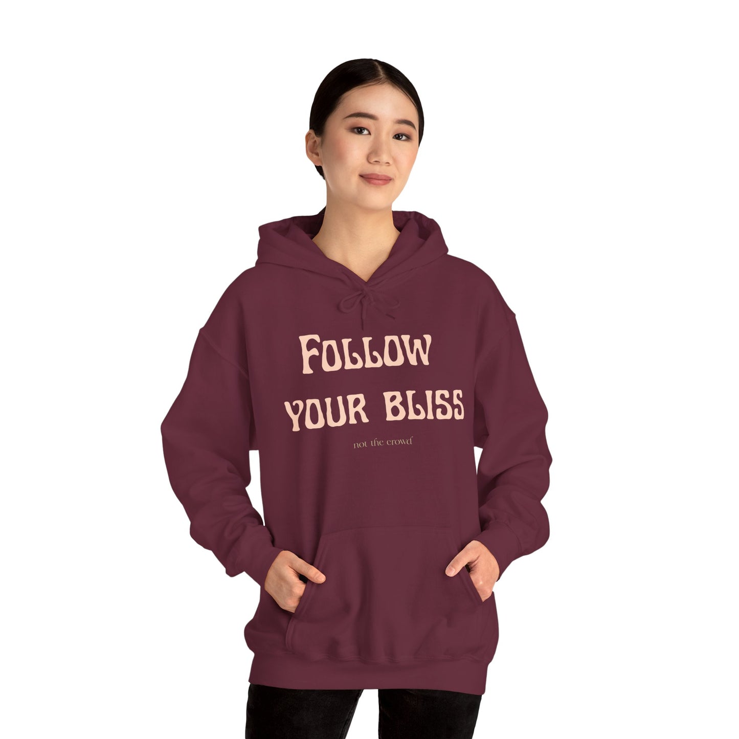 Hoodie — "Follow Your Bliss" Cozy Inspirational Pullover - Fortunate Lemon Shop