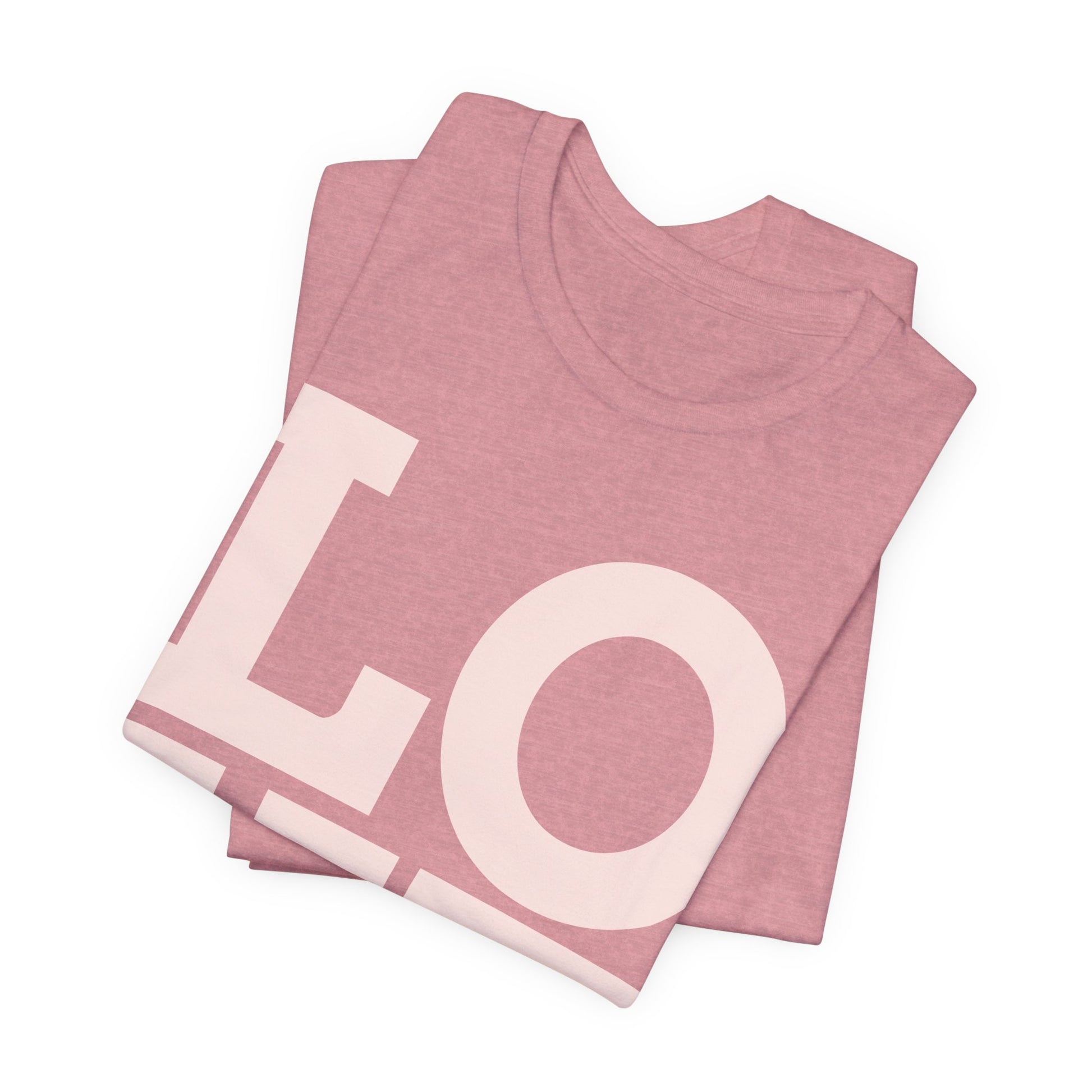 Love Heals Graphic Tee — Inspirational Pink Unisex T-Shirt - Fortunate Lemon Shop