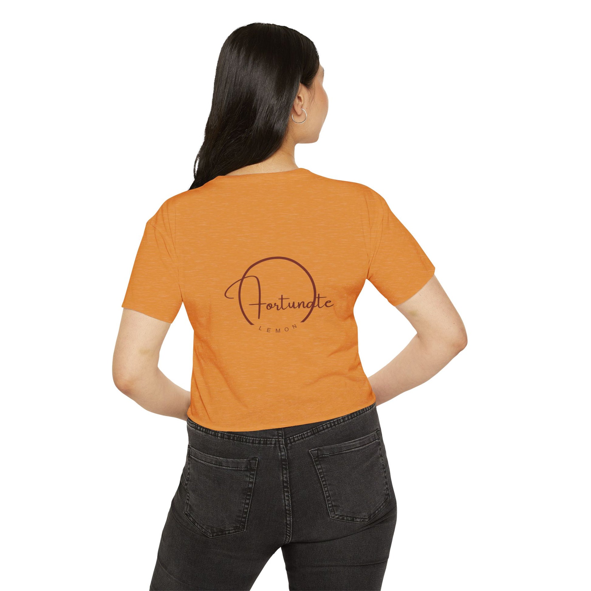 Fortunate Vibes Crop Top — Women's Festival Boho Graphic Tee - Fortunate Lemon Shop