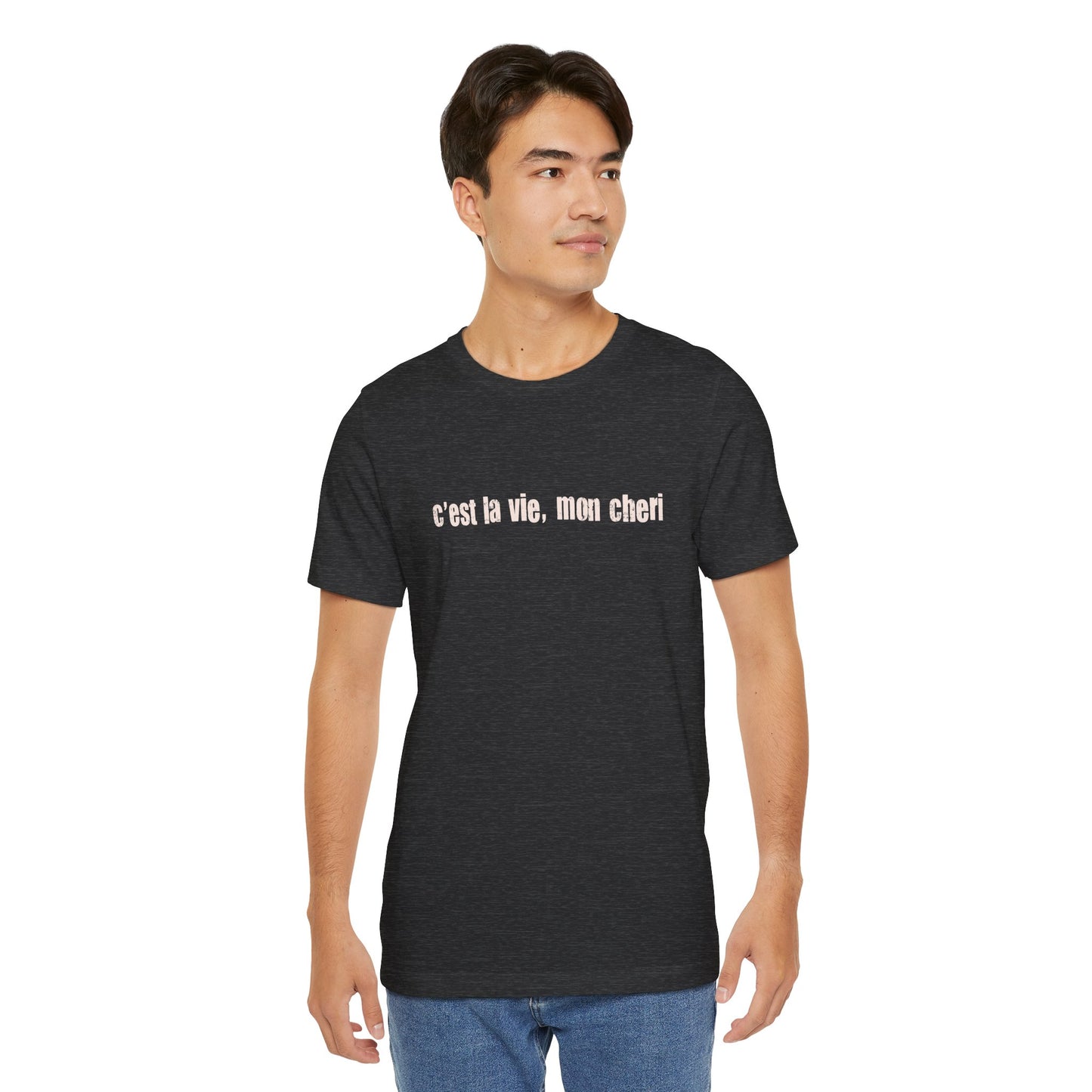 C'est la Vie Mon Cheri Tee — French Phrase Graphic T-Shirt - Fortunate Lemon Shop