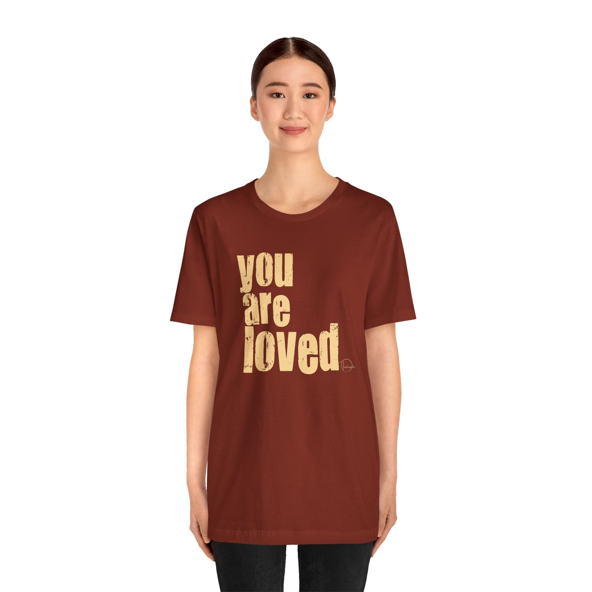 You Are Loved Tee — Positive Message Graphic T-Shirt - Fortunate Lemon Shop