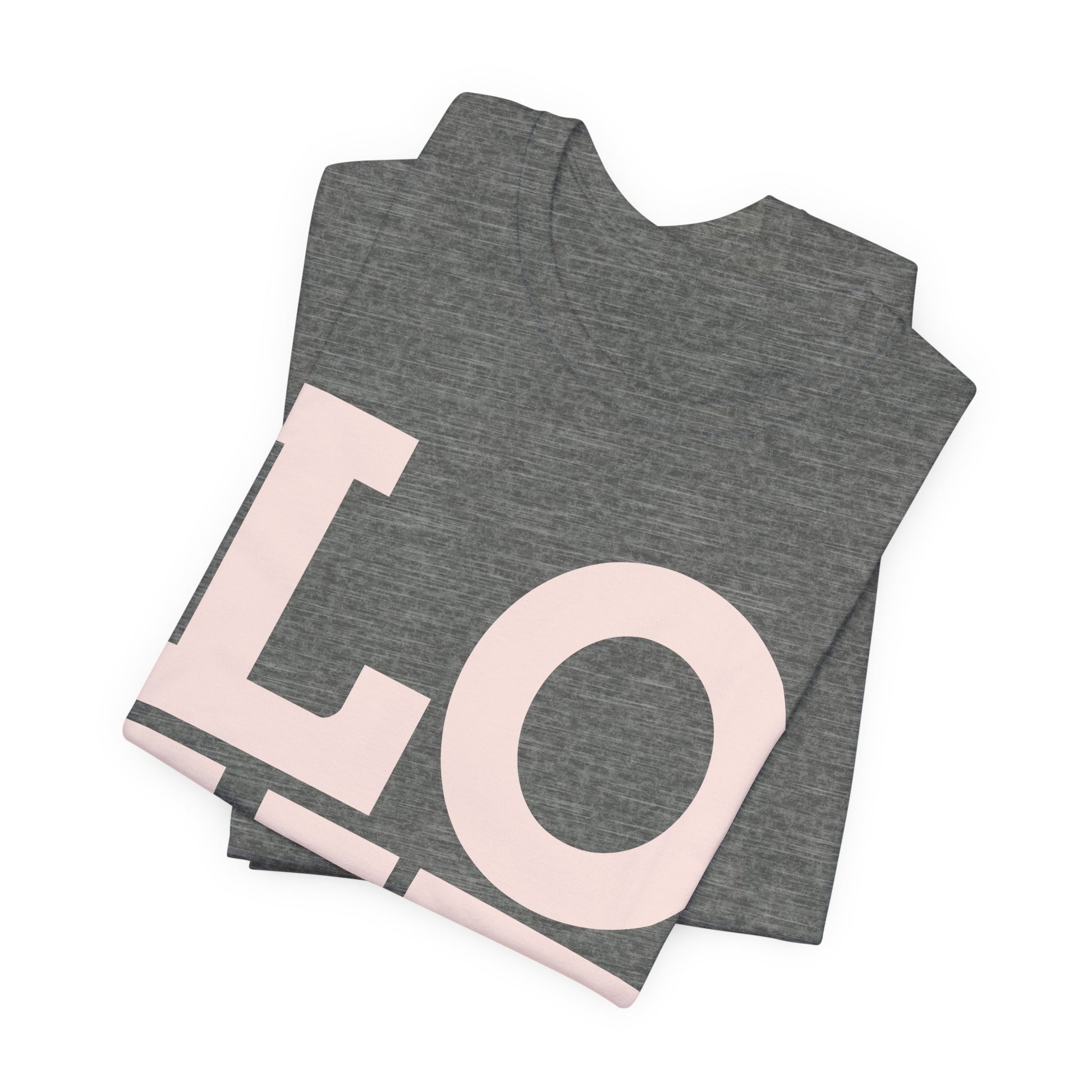 Love Heals Graphic Tee — Inspirational Pink Unisex T-Shirt - Fortunate Lemon Shop
