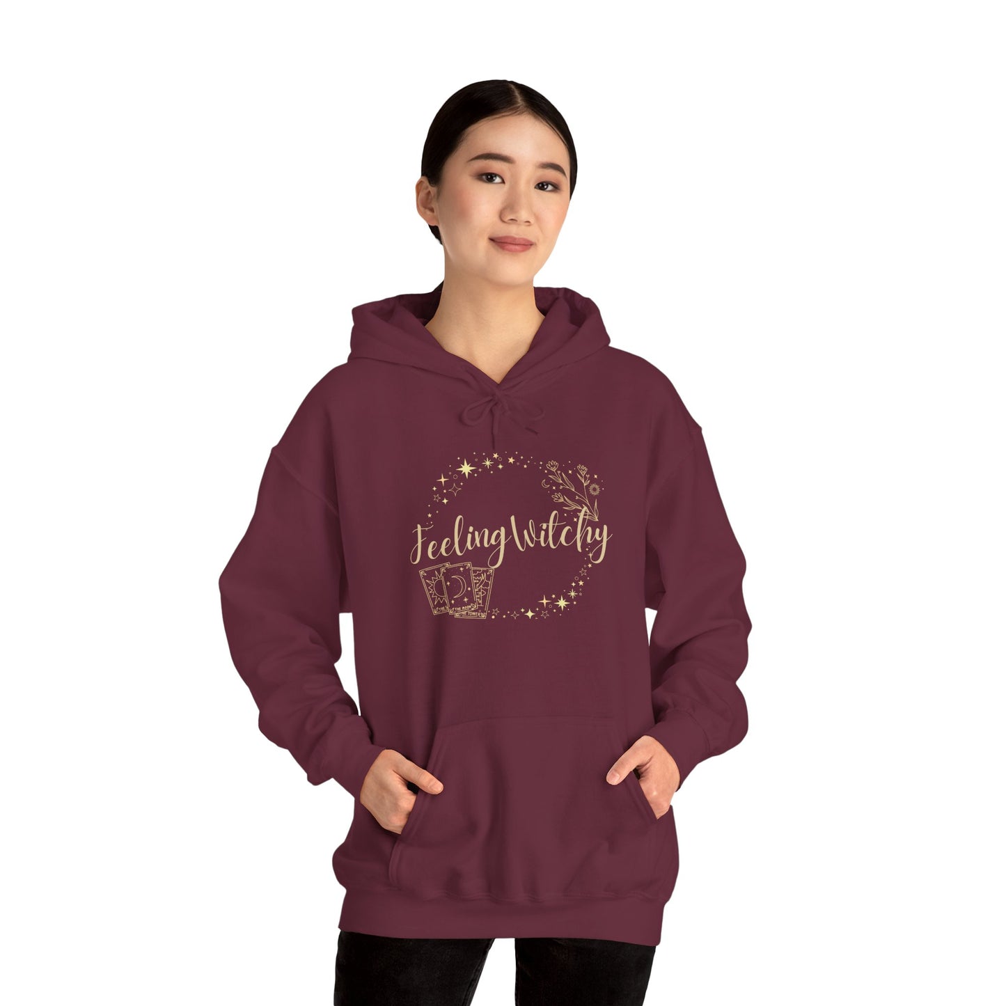 Witchy Hoodie — Witchy Graphic Hooded Sweatshirt - Fortunate Lemon Shop