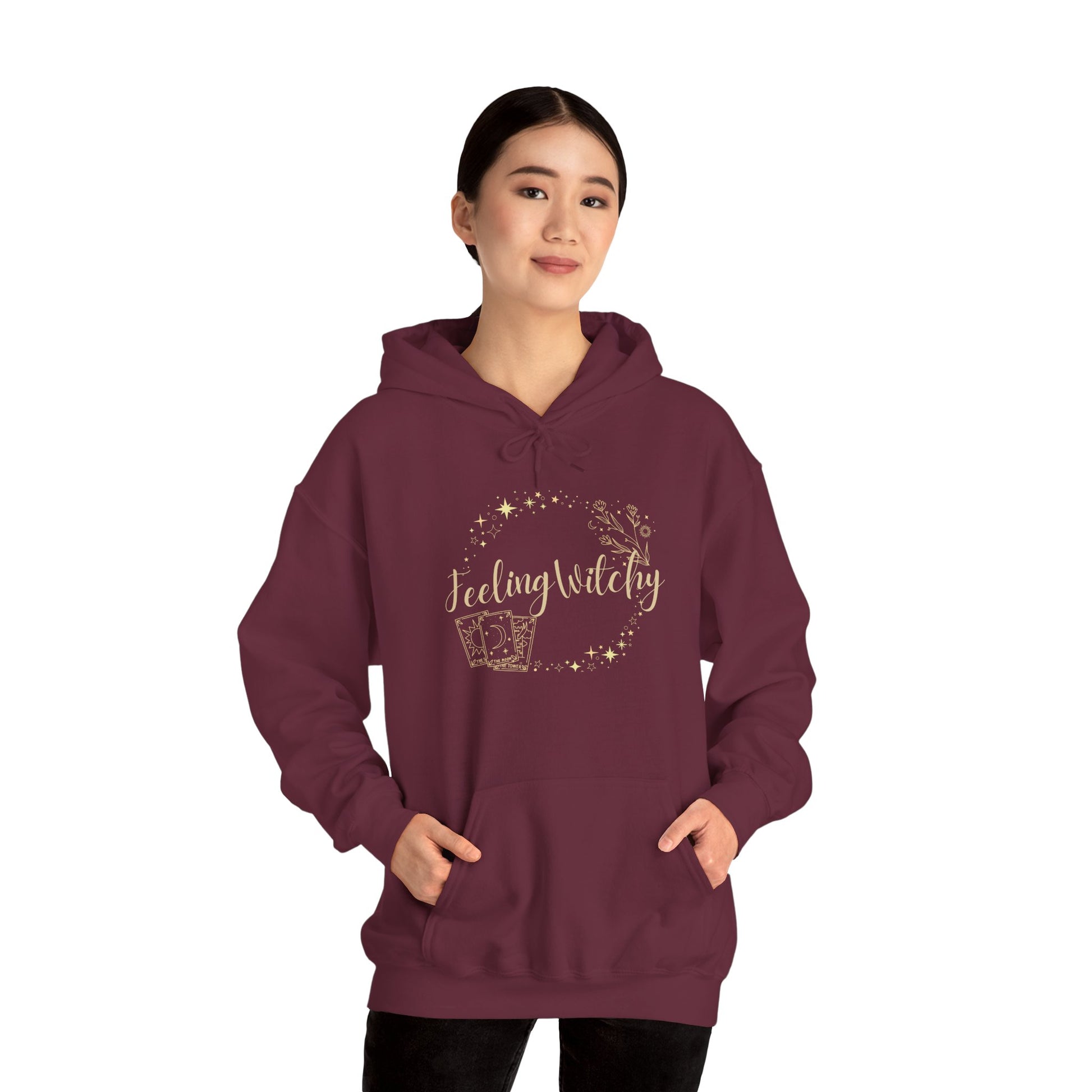 Witchy Hoodie — Witchy Graphic Hooded Sweatshirt - Fortunate Lemon Shop