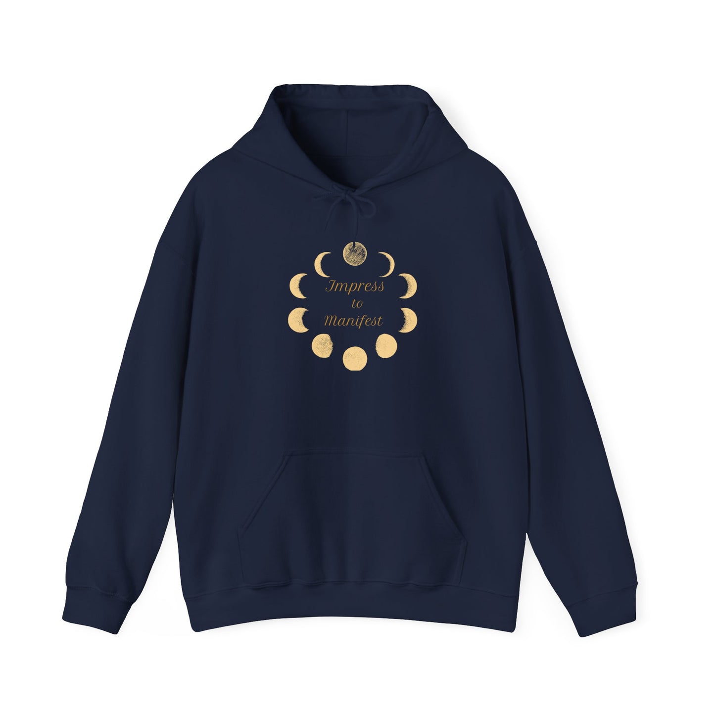 Moon Phase Hoodie — Imperfectly & Perfectly Manifest Lunar Sweatshirt - Fortunate Lemon Shop