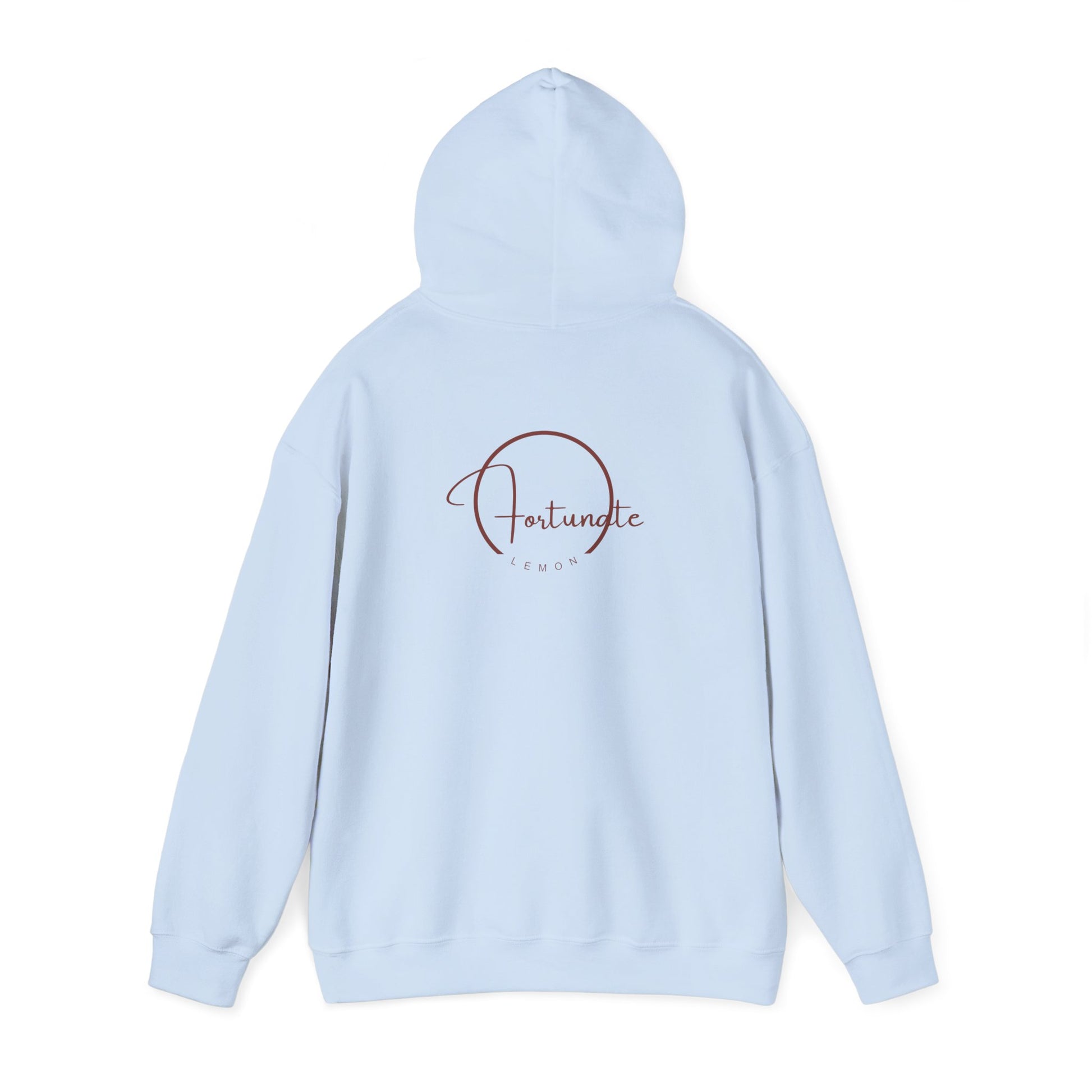 Just Breathe Hoodie – Minimal Motivational Pullover with ‘Just Breathe’ Text & Script Back Logo - Fortunate Lemon Shop