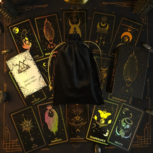 Moonlight Tarot Cards Gold Rainbow Foil - Fortunate Lemon Shop