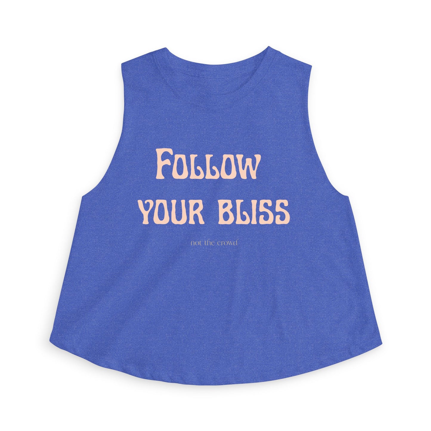 Crop Top — "Follow Your Bliss" Motivational Women's Crop Top - Fortunate Lemon Shop