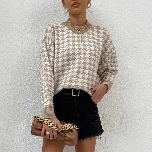 Houndstooth Sweater