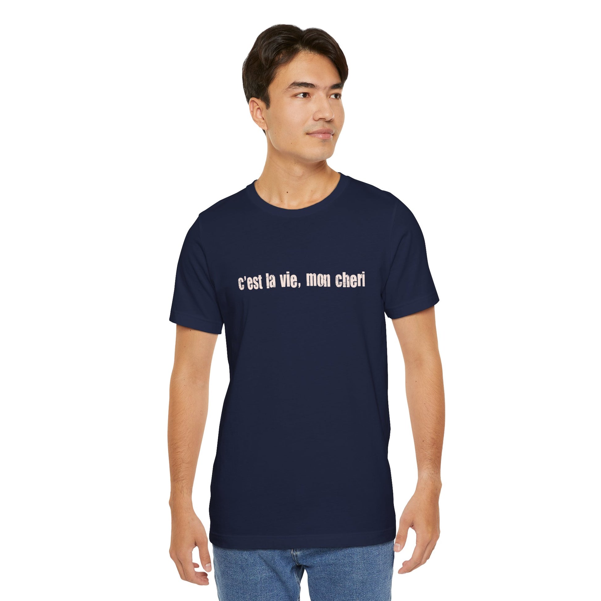 C'est la Vie Mon Cheri Tee — French Phrase Graphic T-Shirt - Fortunate Lemon Shop