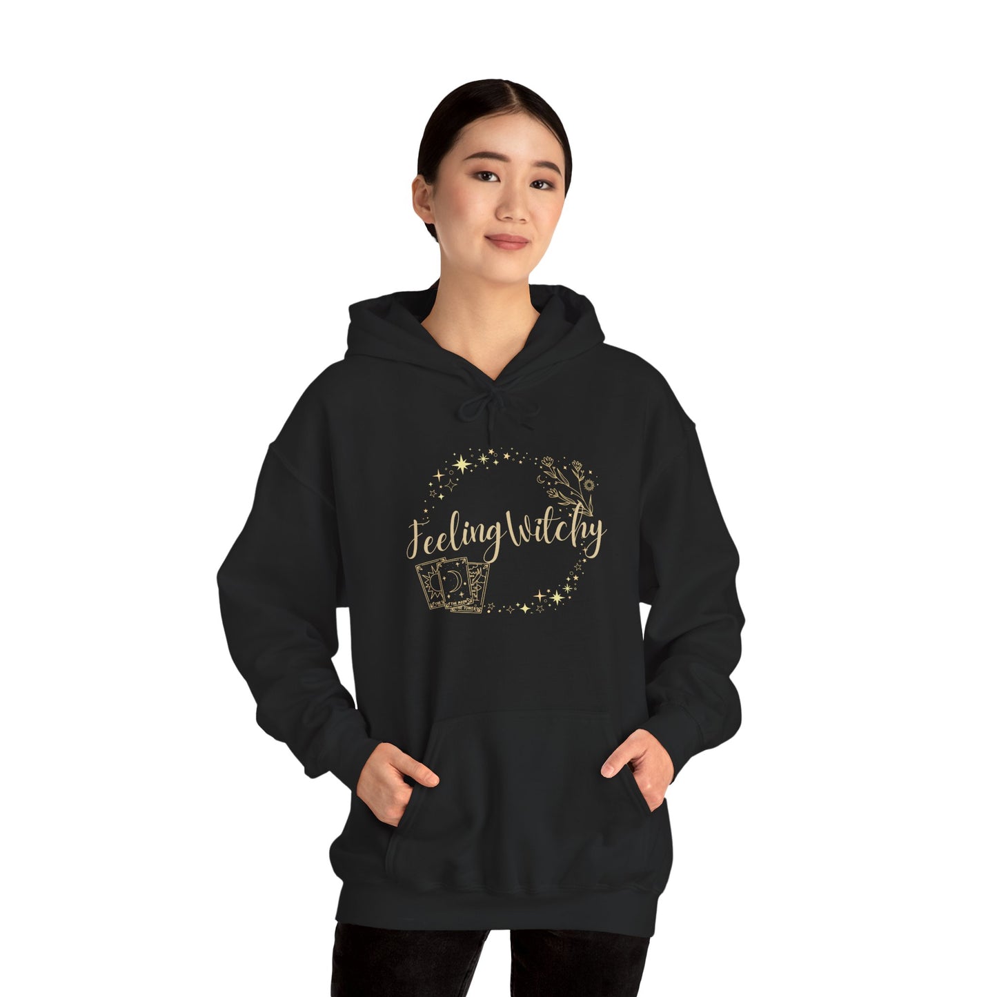 Witchy Hoodie — Witchy Graphic Hooded Sweatshirt - Fortunate Lemon Shop