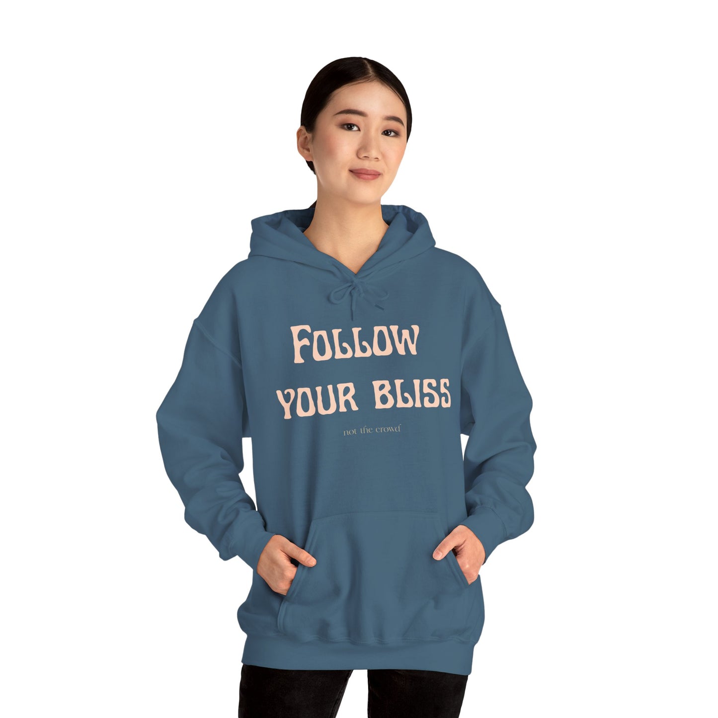 Hoodie — "Follow Your Bliss" Cozy Inspirational Pullover - Fortunate Lemon Shop
