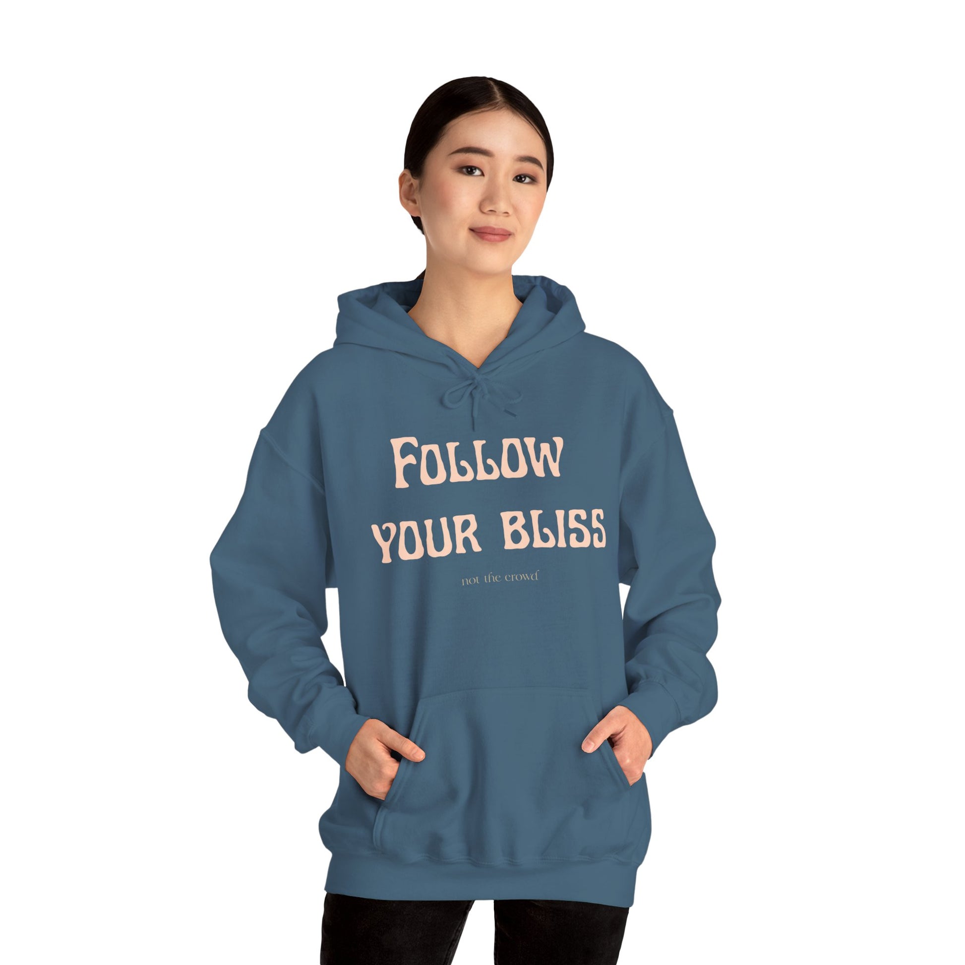 Hoodie — "Follow Your Bliss" Cozy Inspirational Pullover - Fortunate Lemon Shop