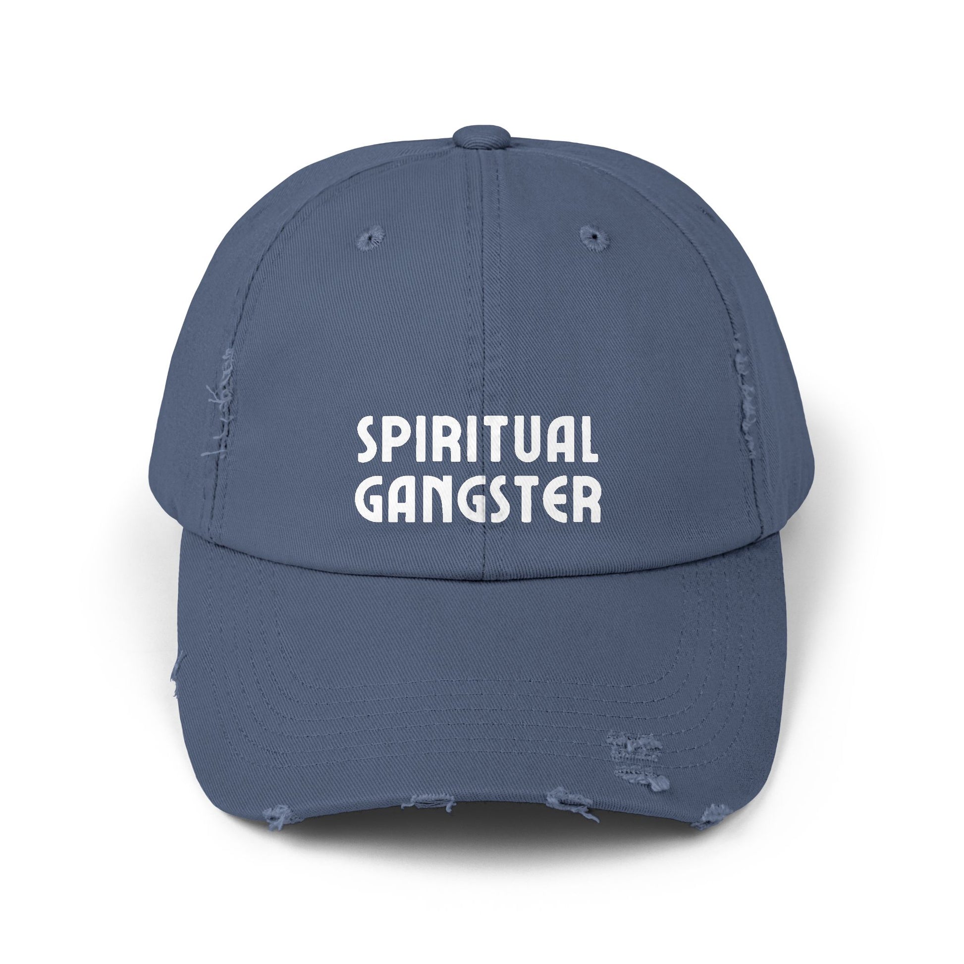Spiritual Gangster Distressed Cap — Vintage Boho Yoga Hat - Fortunate Lemon Shop