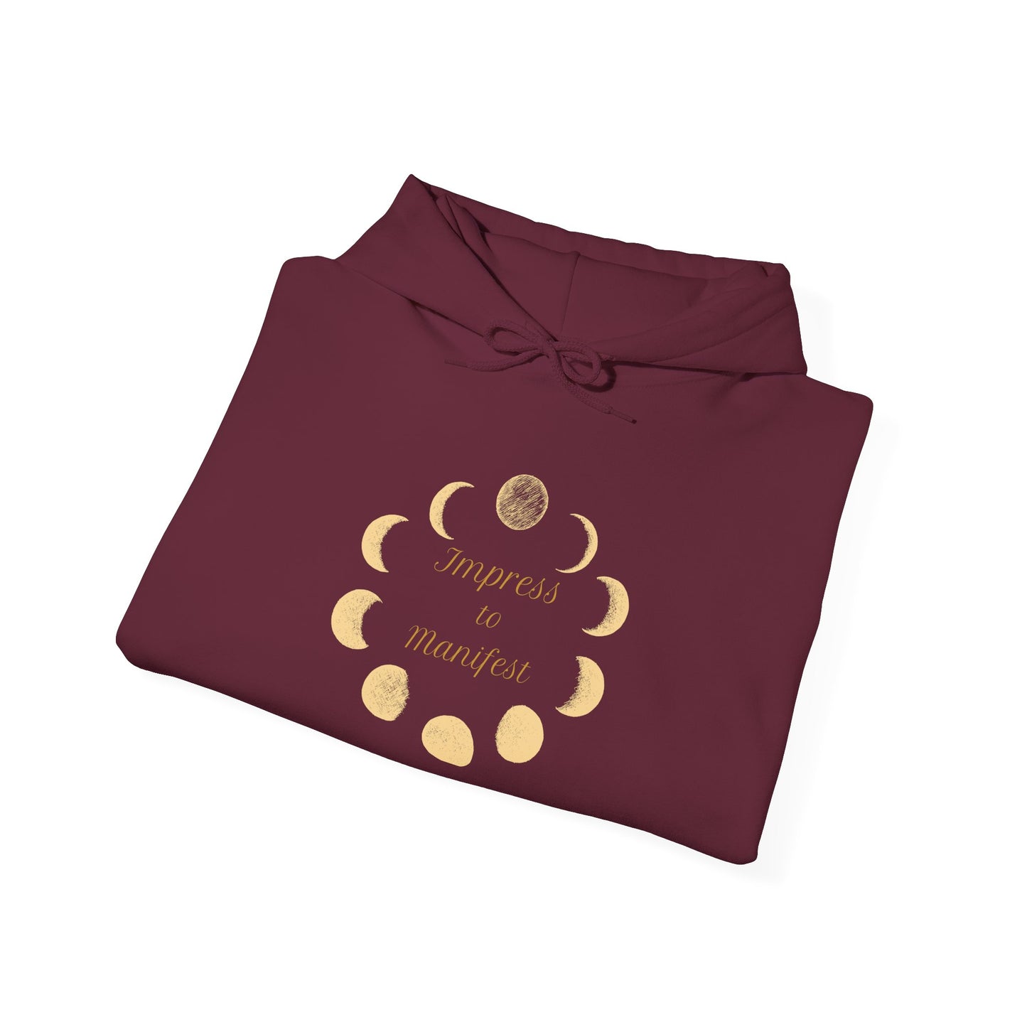 Moon Phase Hoodie — Imperfectly & Perfectly Manifest Lunar Sweatshirt - Fortunate Lemon Shop