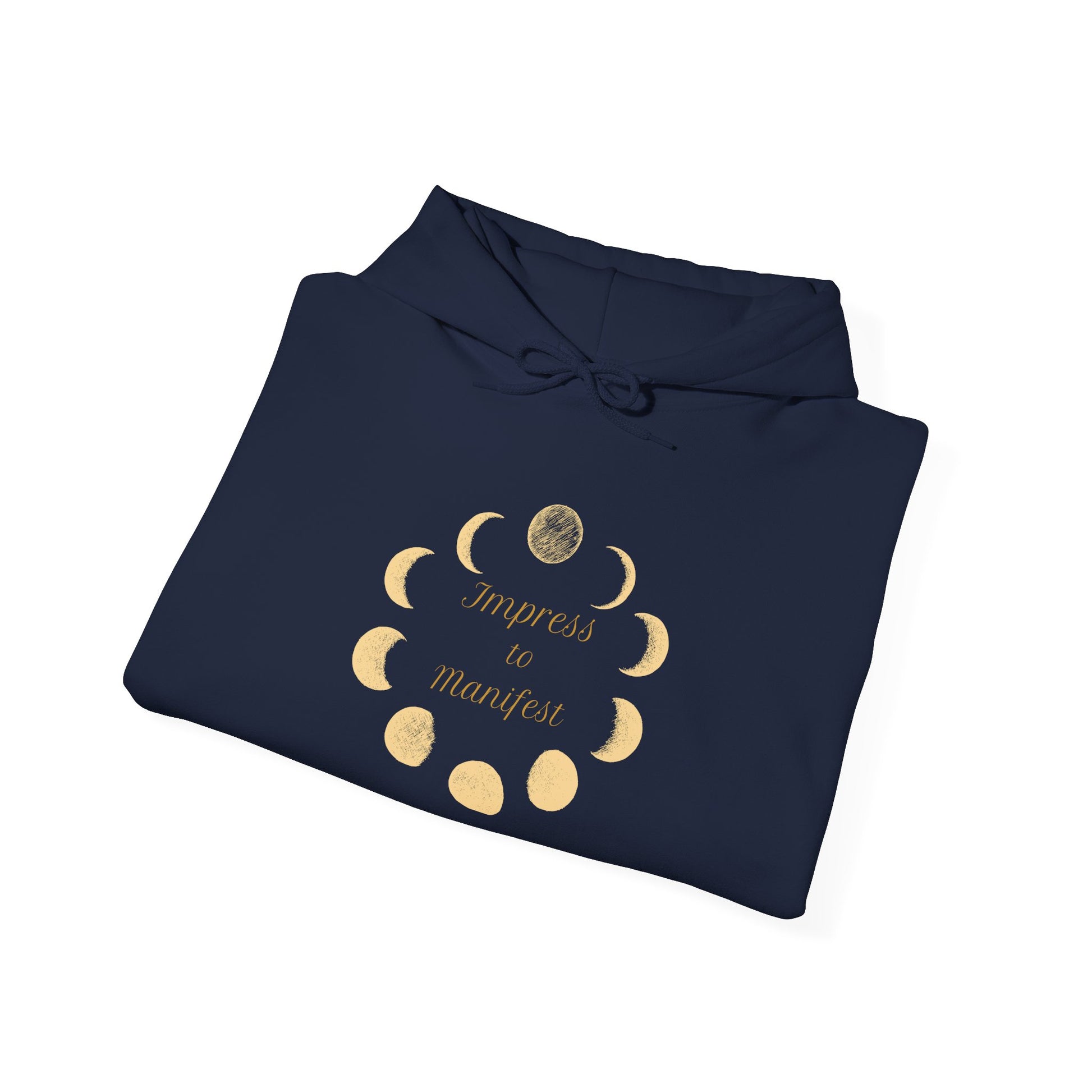 Moon Phase Hoodie — Imperfectly & Perfectly Manifest Lunar Sweatshirt - Fortunate Lemon Shop