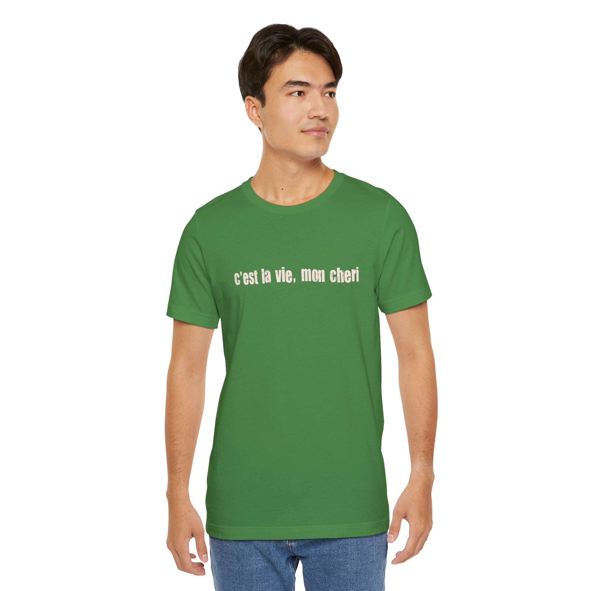 C'est la Vie Mon Cheri Tee — French Phrase Graphic T-Shirt - Fortunate Lemon Shop