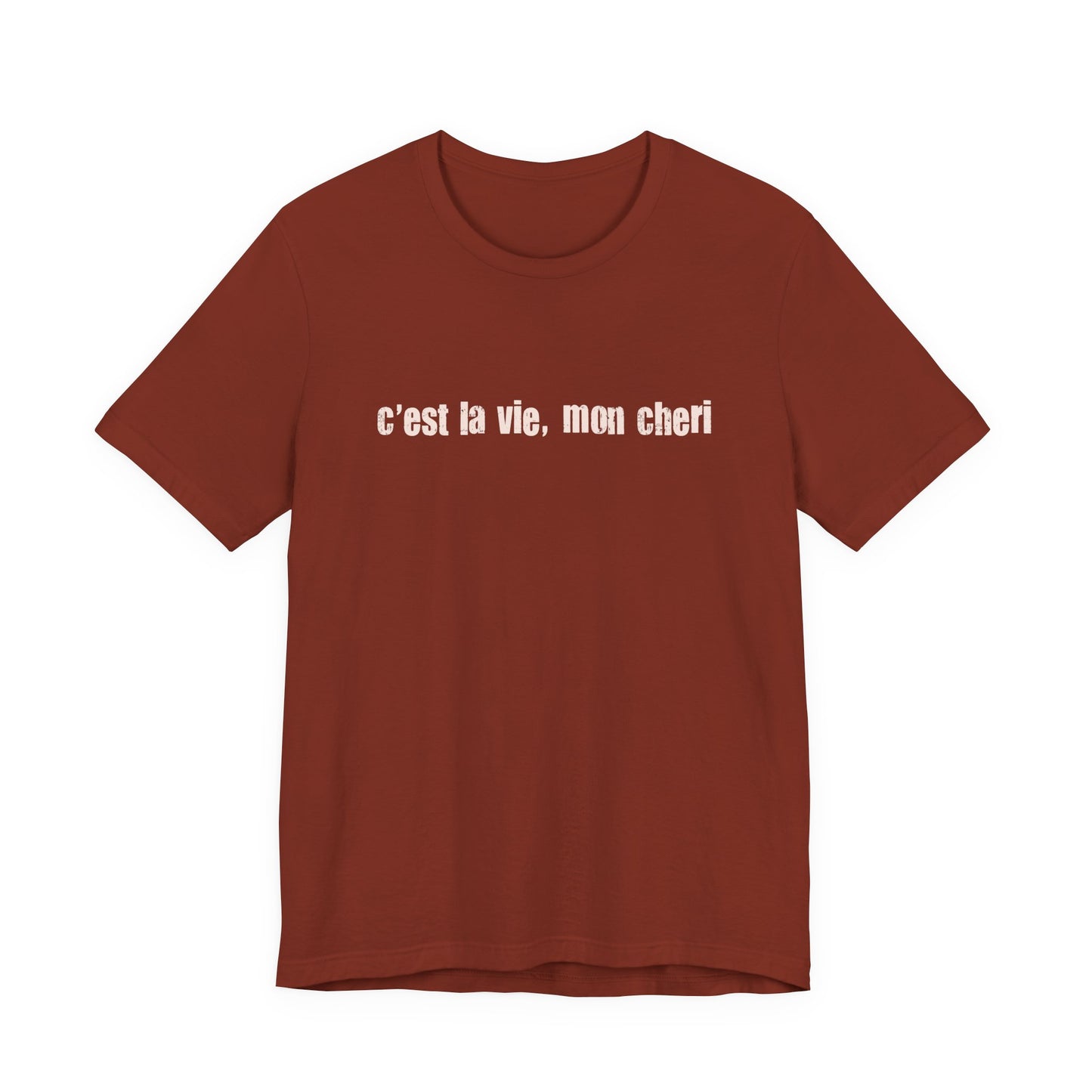 C'est la Vie Mon Cheri Tee — French Phrase Graphic T-Shirt - Fortunate Lemon Shop