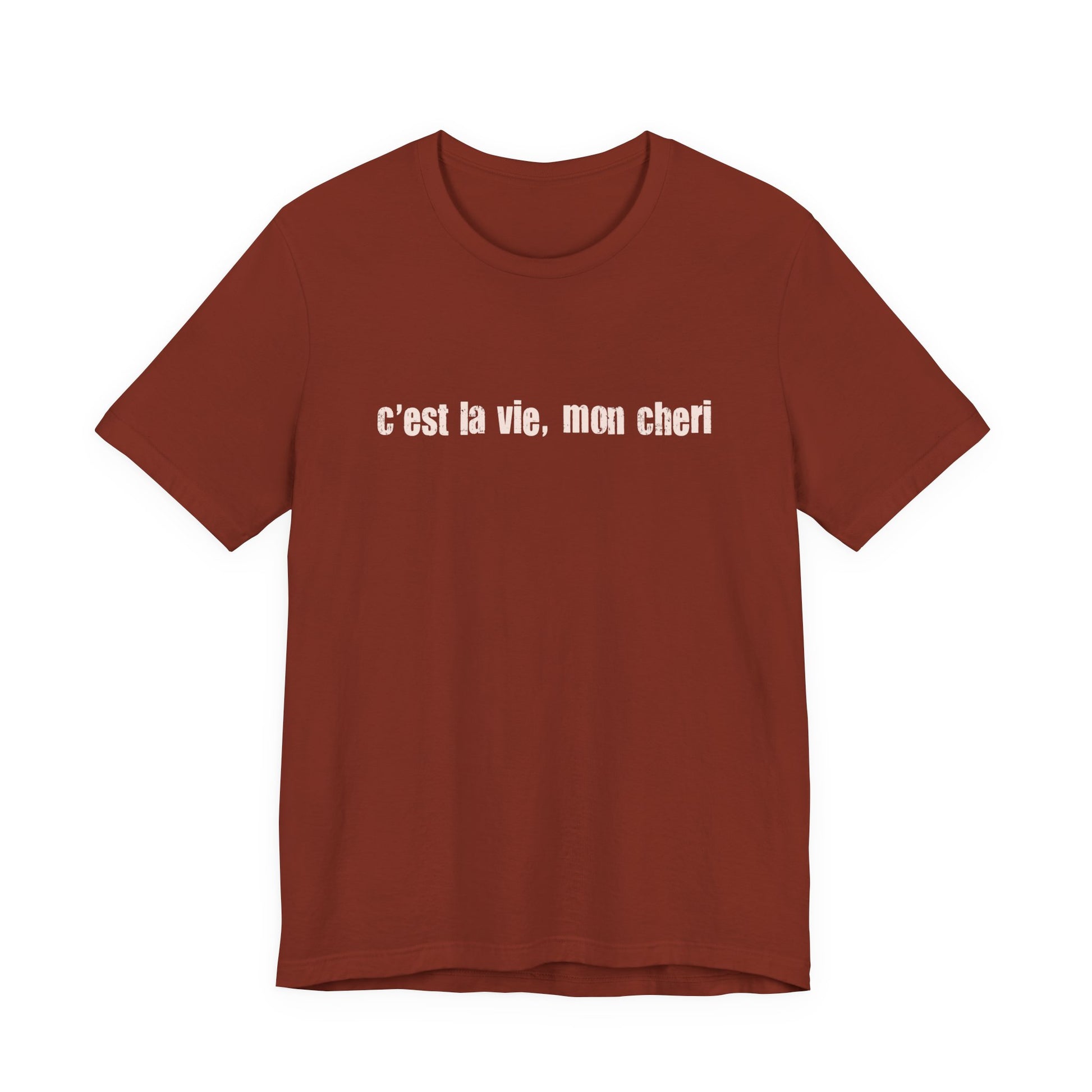 C'est la Vie Mon Cheri Tee — French Phrase Graphic T-Shirt - Fortunate Lemon Shop