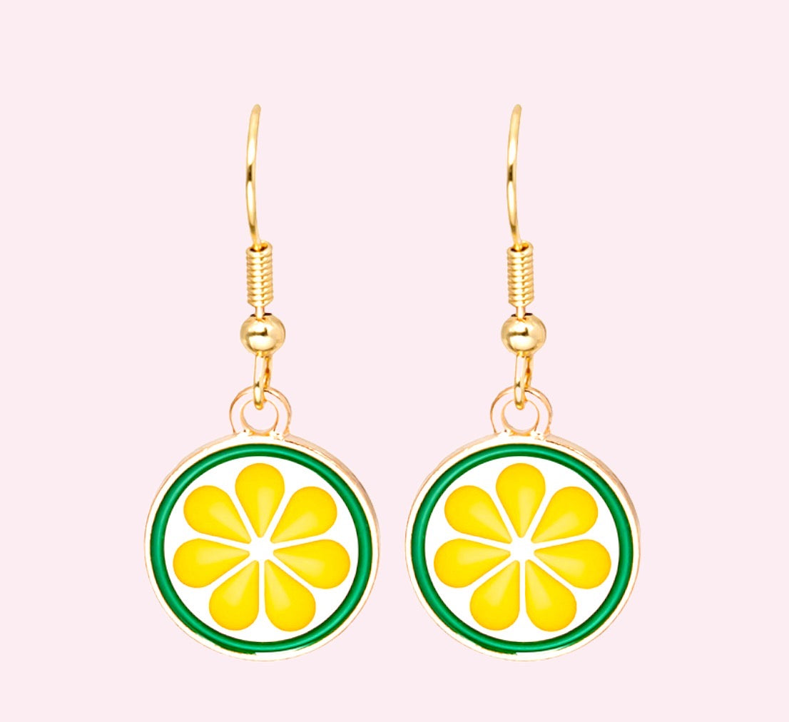 Lemon Earring, | Handmade Jewelry - Fortunate Lemon Shop