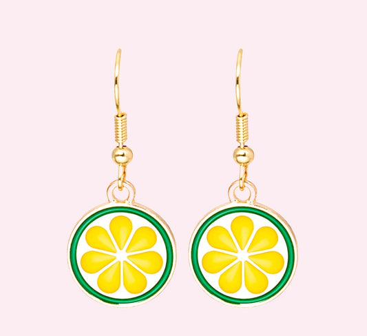 Lemon Earring, | Handmade Jewelry - Fortunate Lemon Shop