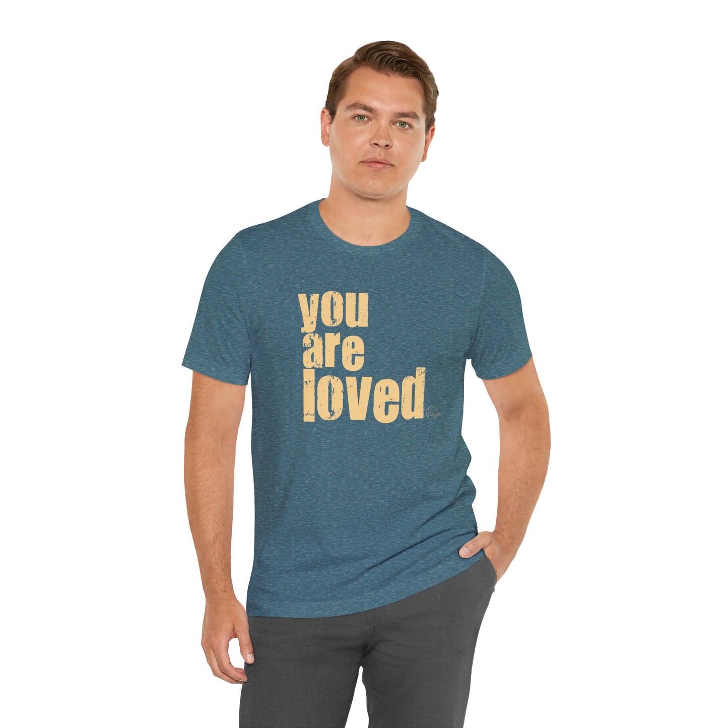 You Are Loved Tee — Positive Message Graphic T-Shirt - Fortunate Lemon Shop