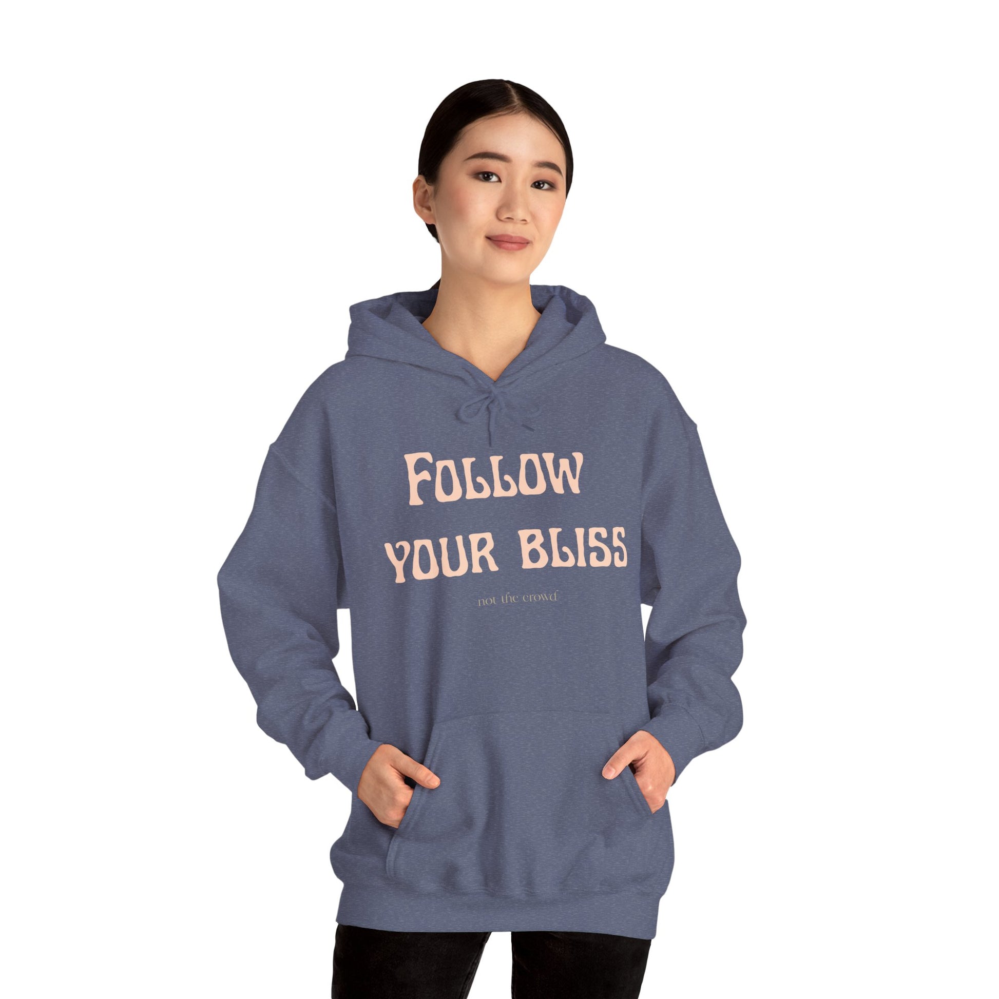 Hoodie — "Follow Your Bliss" Cozy Inspirational Pullover - Fortunate Lemon Shop