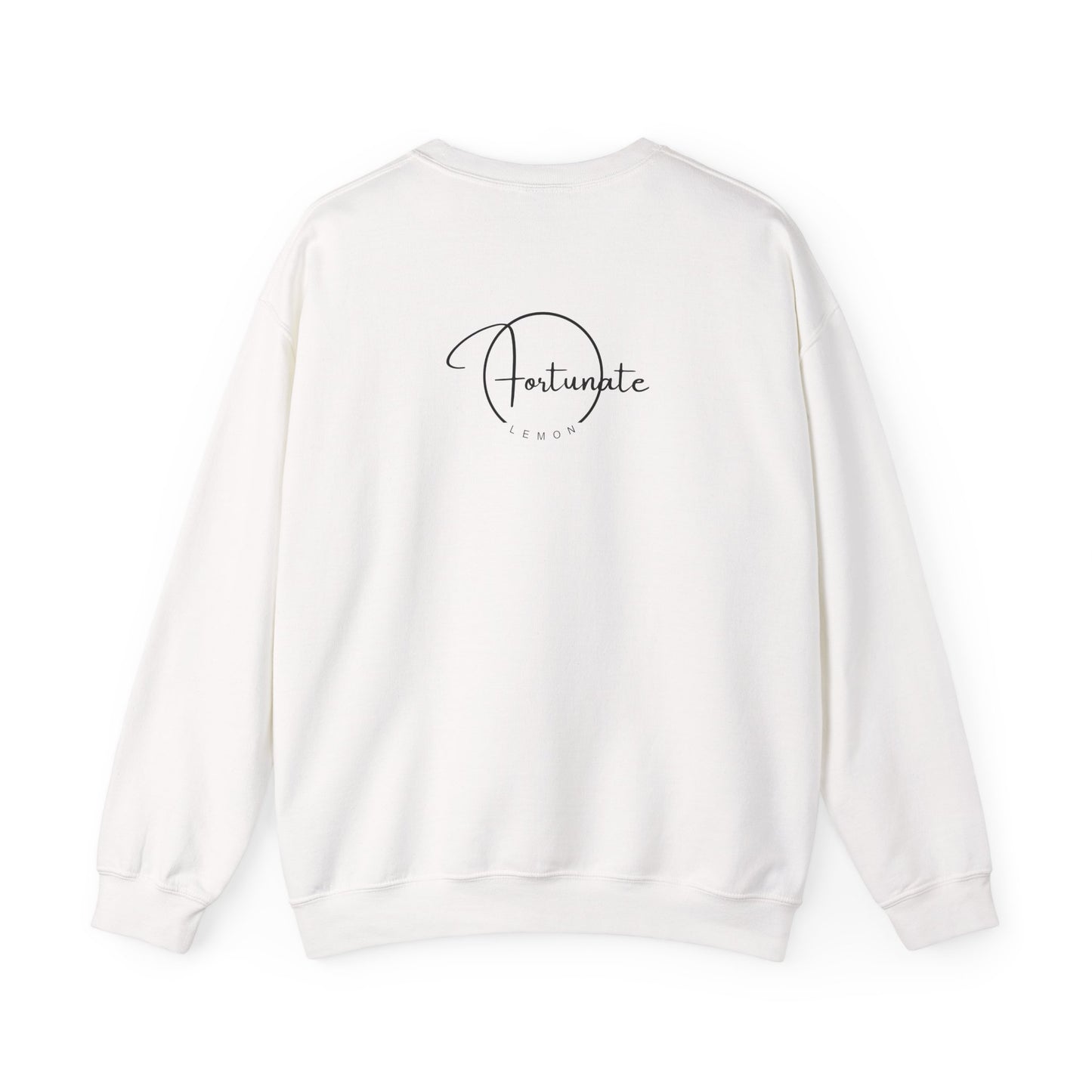 Crewneck Sweatshirt — “we can be heroes” Inspirational Vintage Text Pullover - Fortunate Lemon Shop