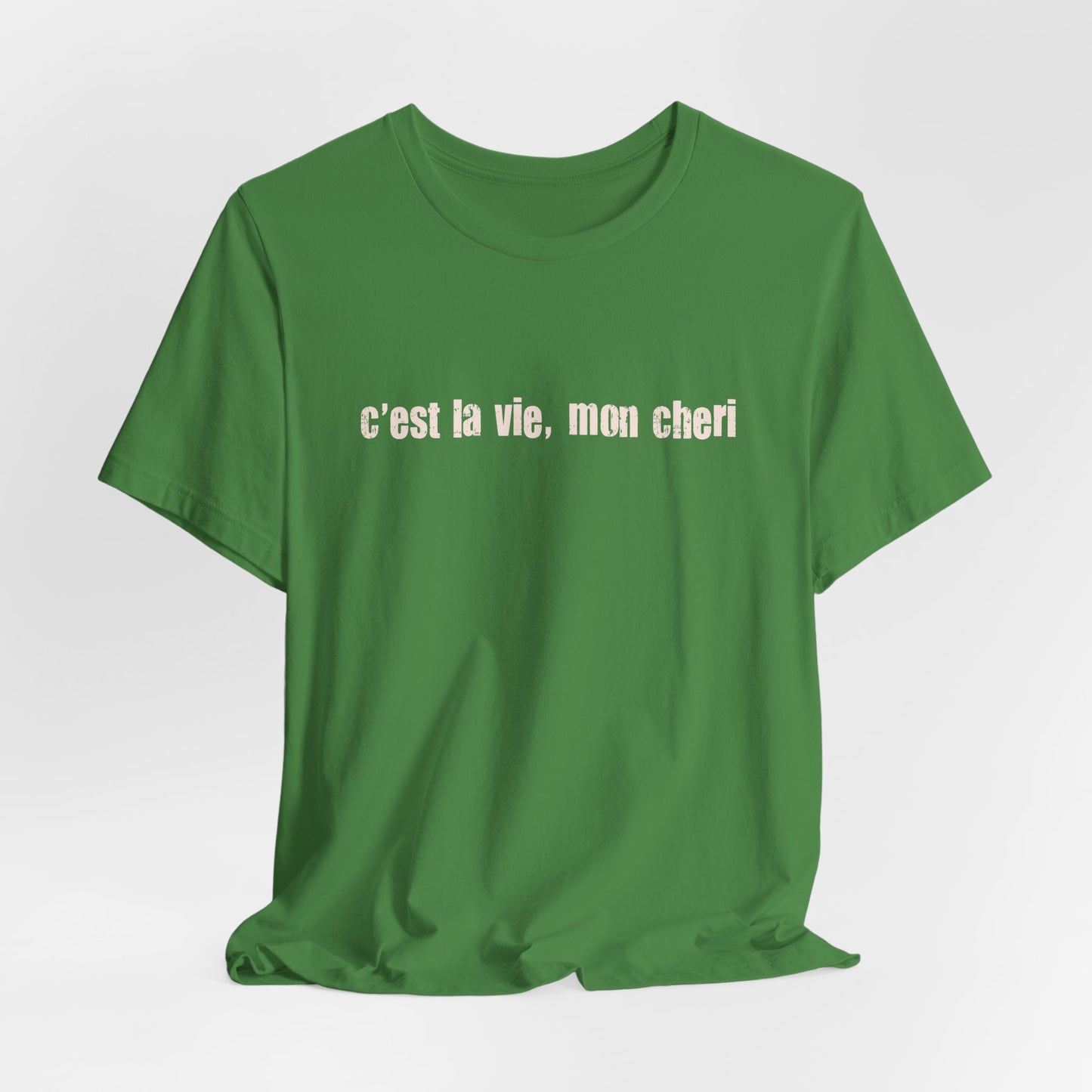 C'est la Vie Mon Cheri Tee — French Phrase Graphic T-Shirt - Fortunate Lemon Shop