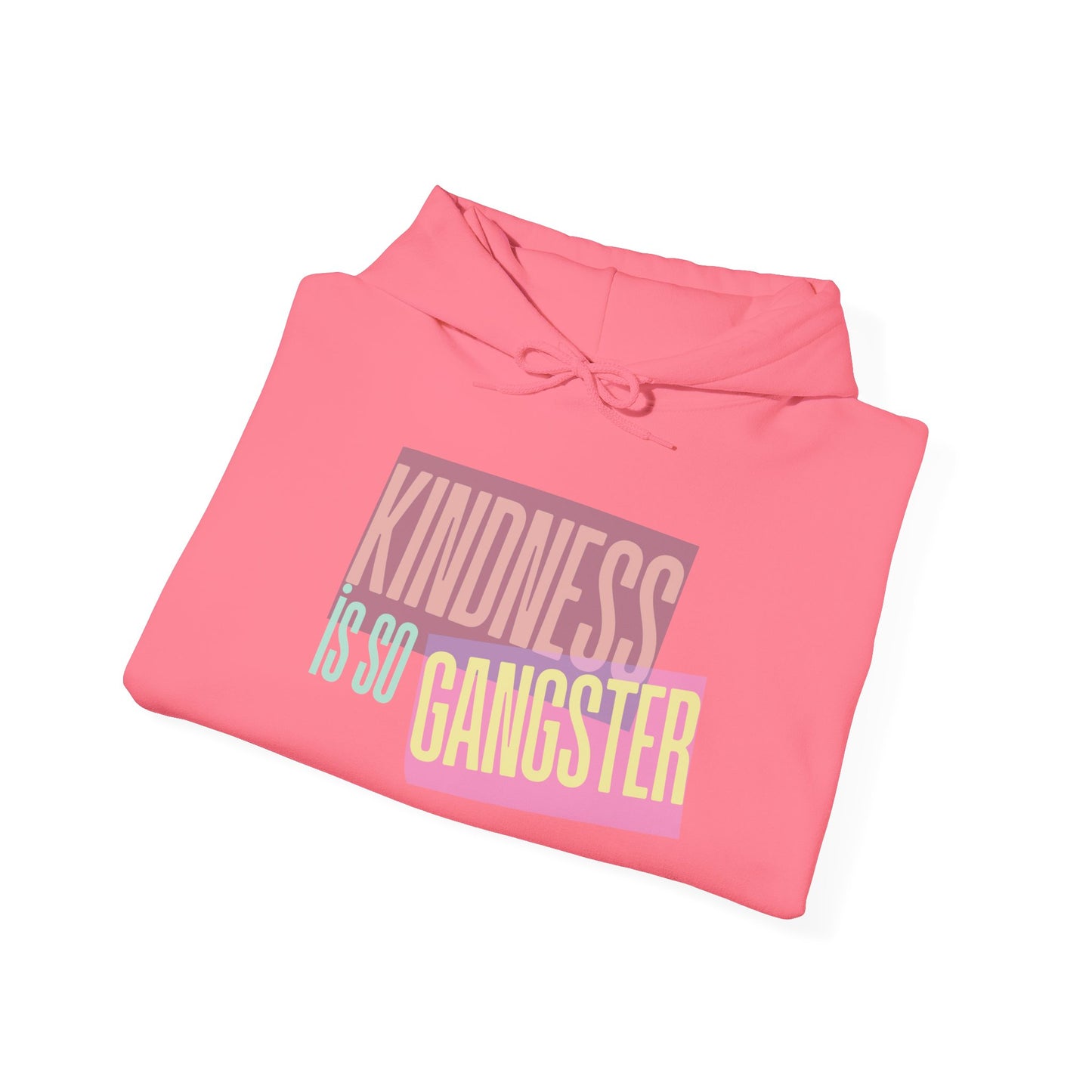 Kindness Is So Gangster Hoodie — Positive Message Pullover - Fortunate Lemon Shop