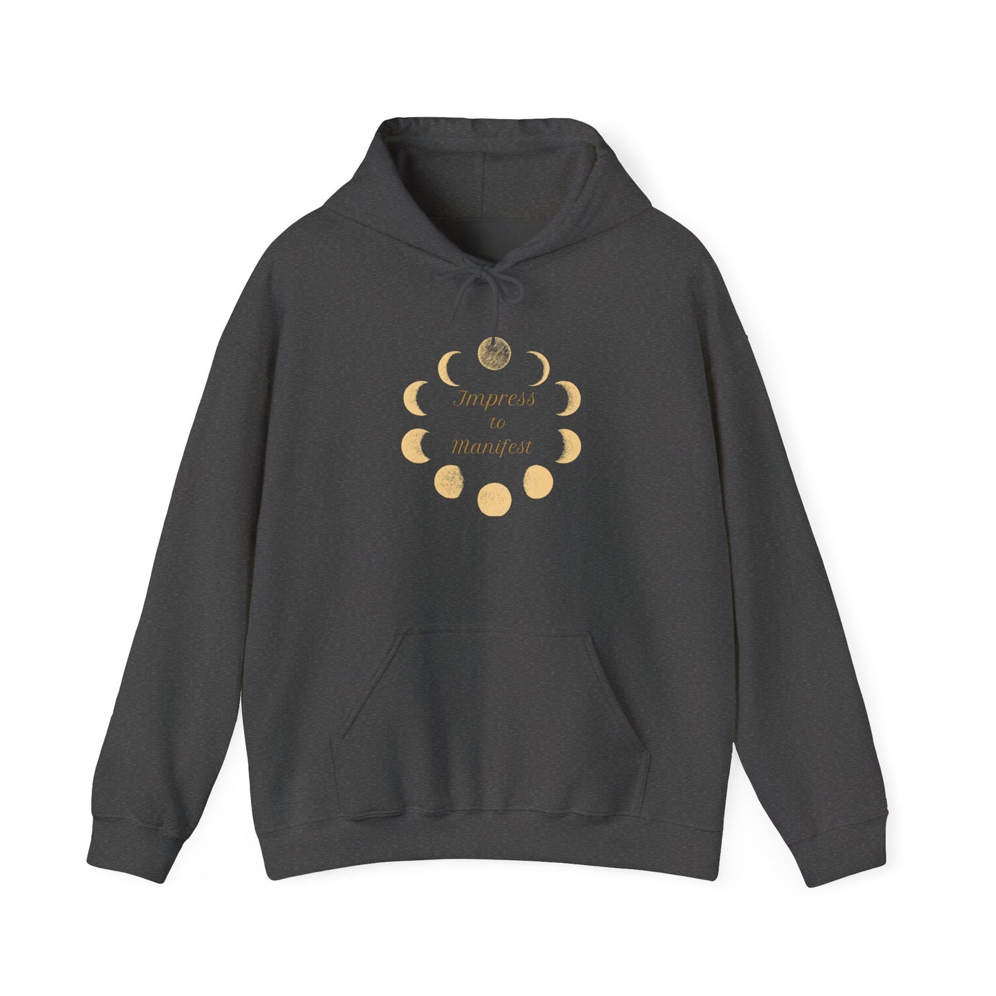 Moon Phase Hoodie — Imperfectly & Perfectly Manifest Lunar Sweatshirt - Fortunate Lemon Shop
