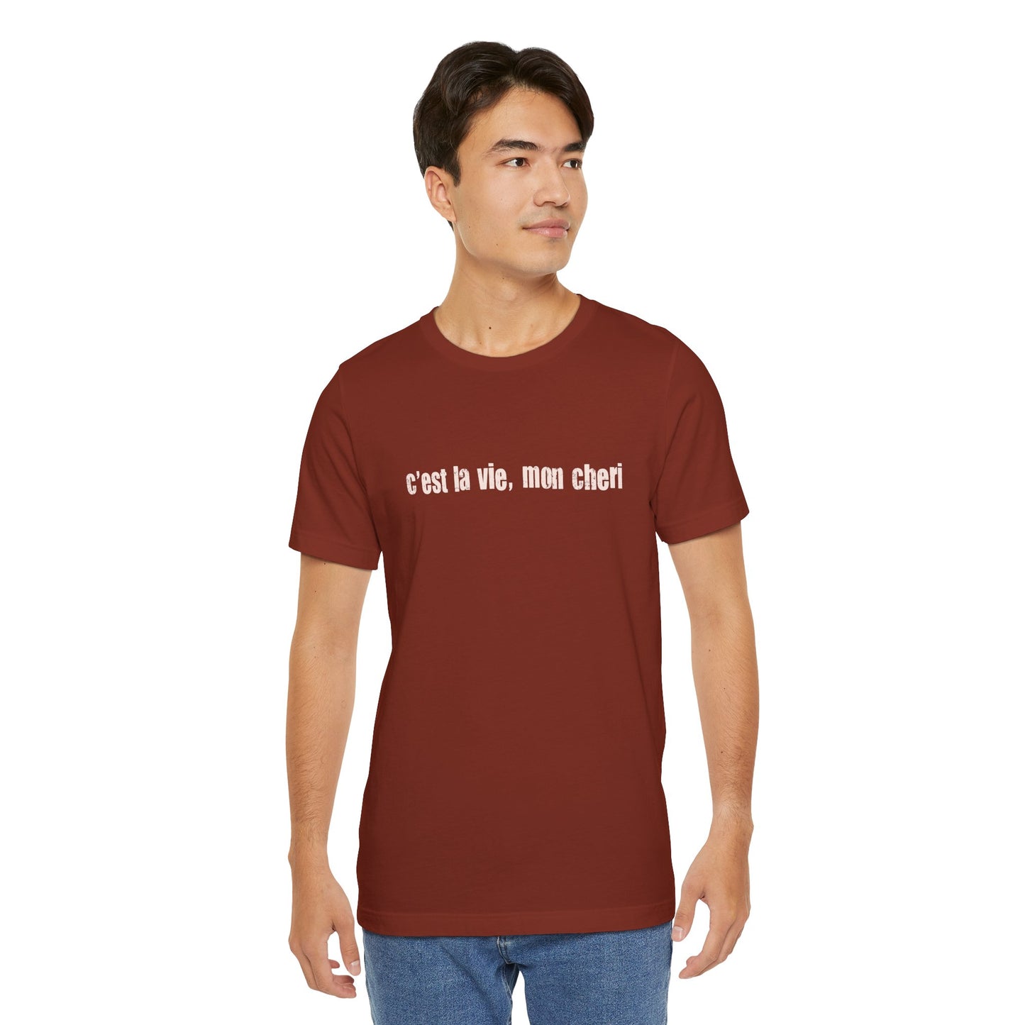 C'est la Vie Mon Cheri Tee — French Phrase Graphic T-Shirt - Fortunate Lemon Shop